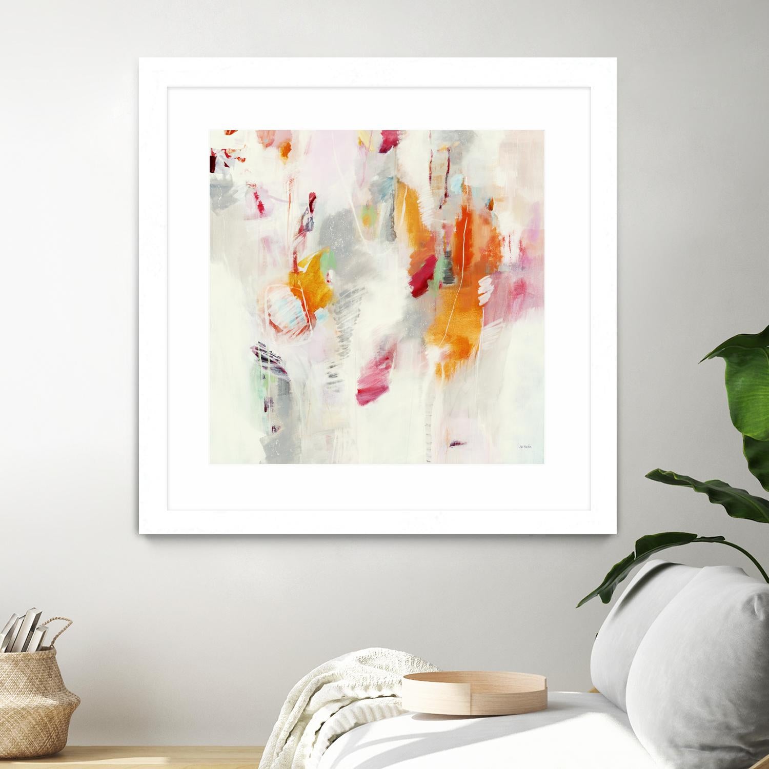Pass on the Left by Jill Martin on GIANT ART - pale tints abstract