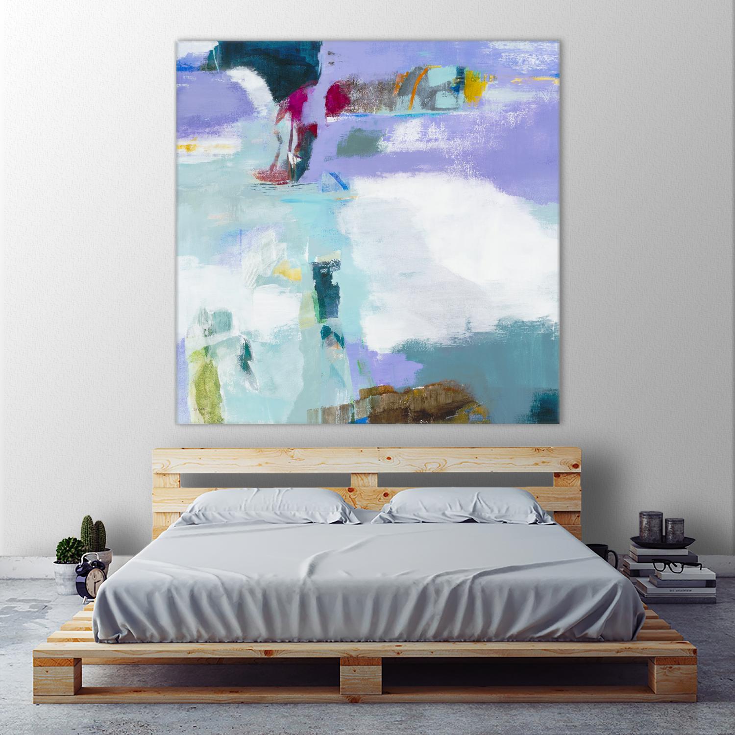 Reckoning by Jill Martin on GIANT ART - purples abstract