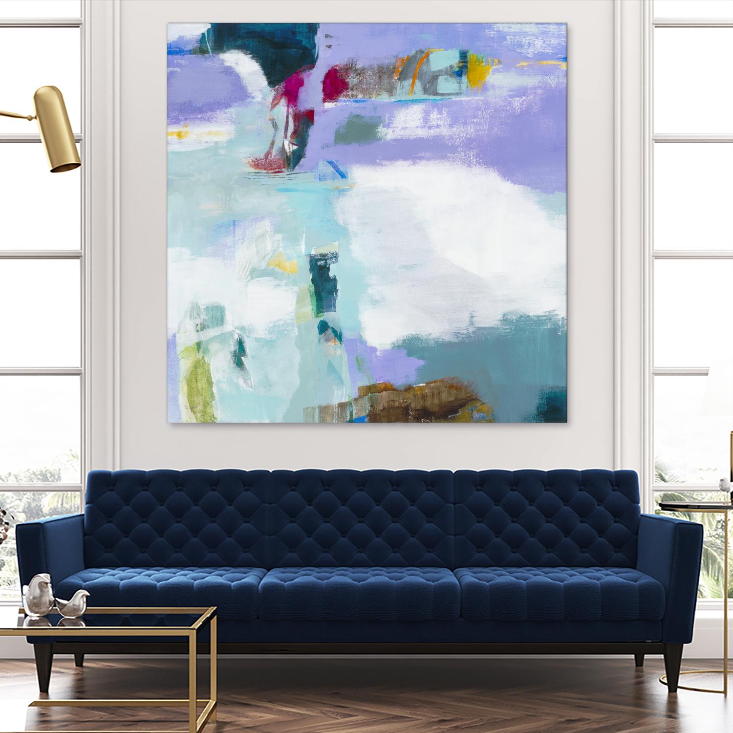 Reckoning by Jill Martin on GIANT ART - purples abstract