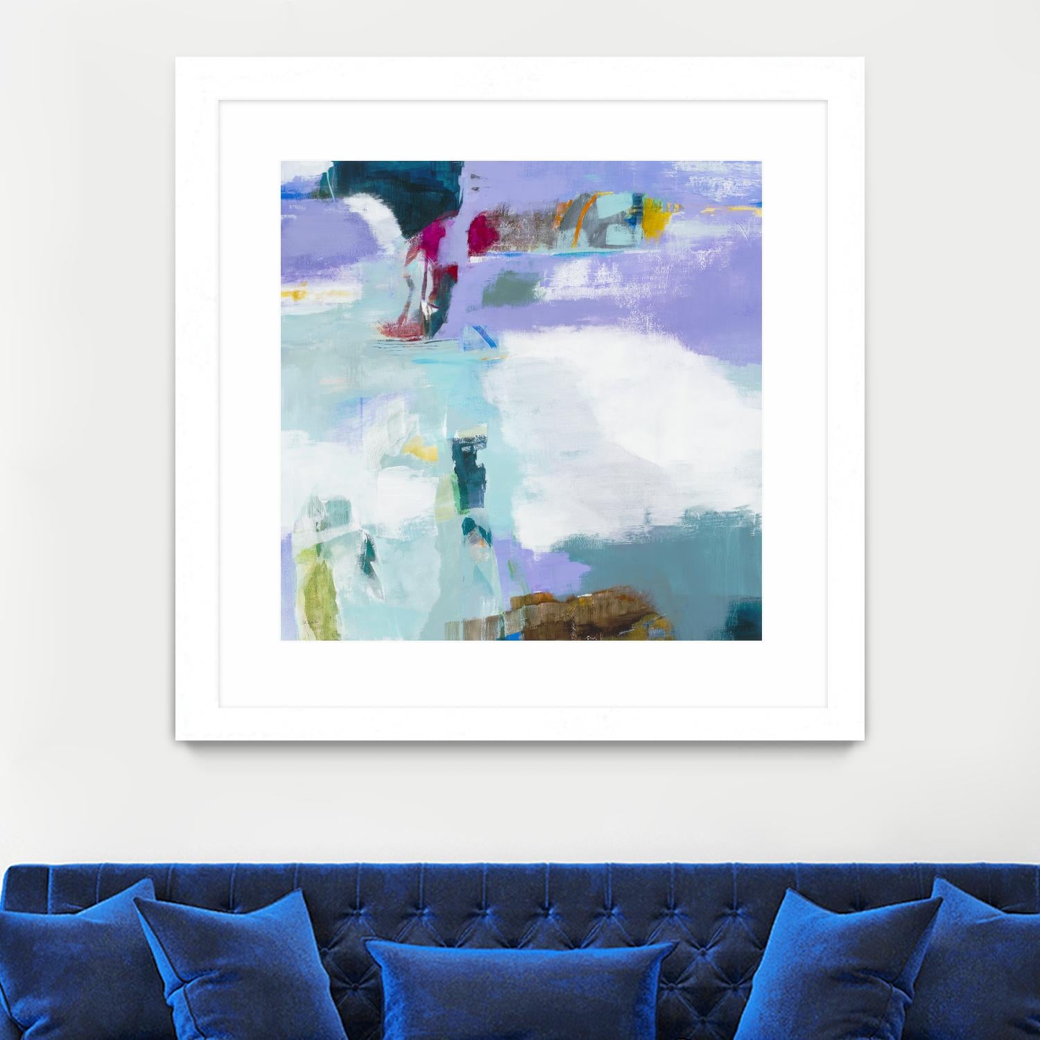 Reckoning by Jill Martin on GIANT ART - purples abstract