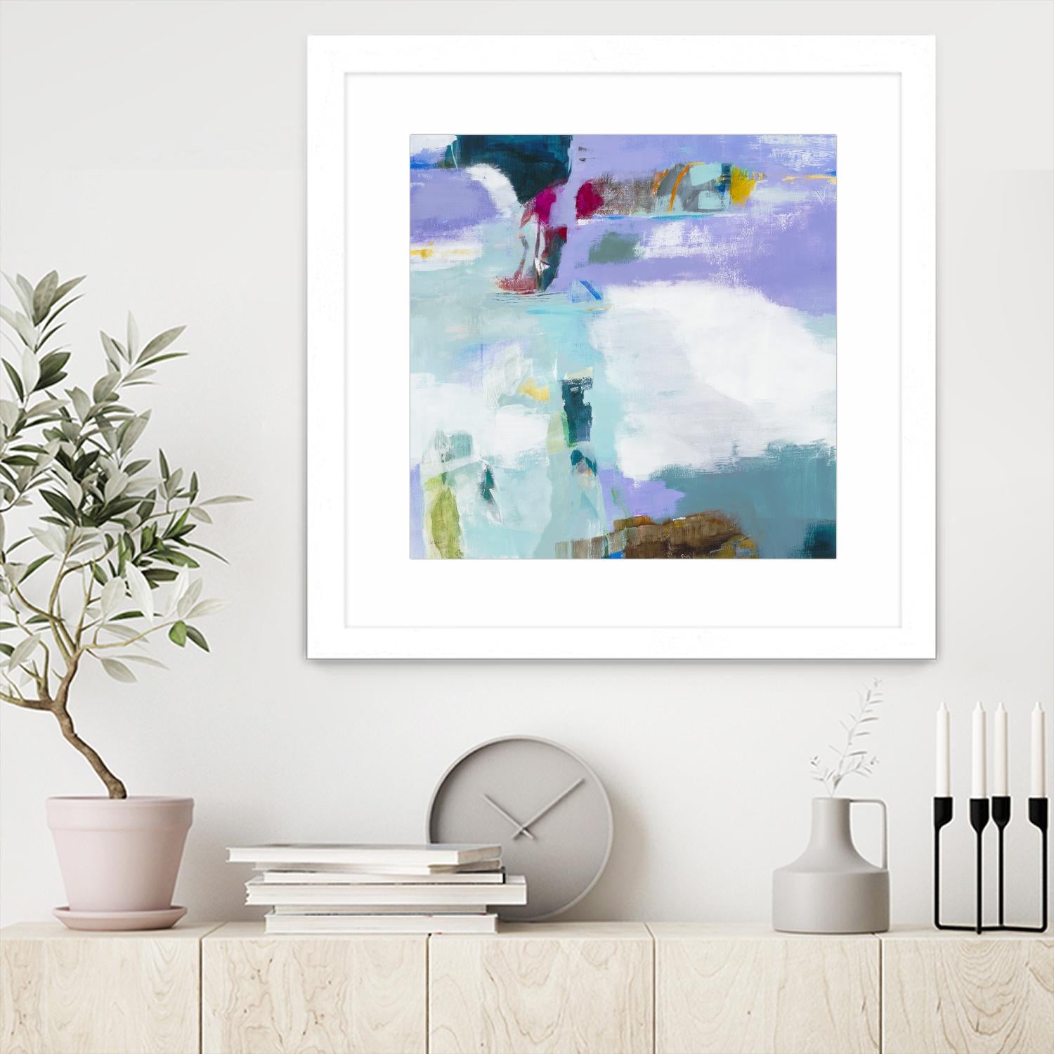 Reckoning by Jill Martin on GIANT ART - purples abstract