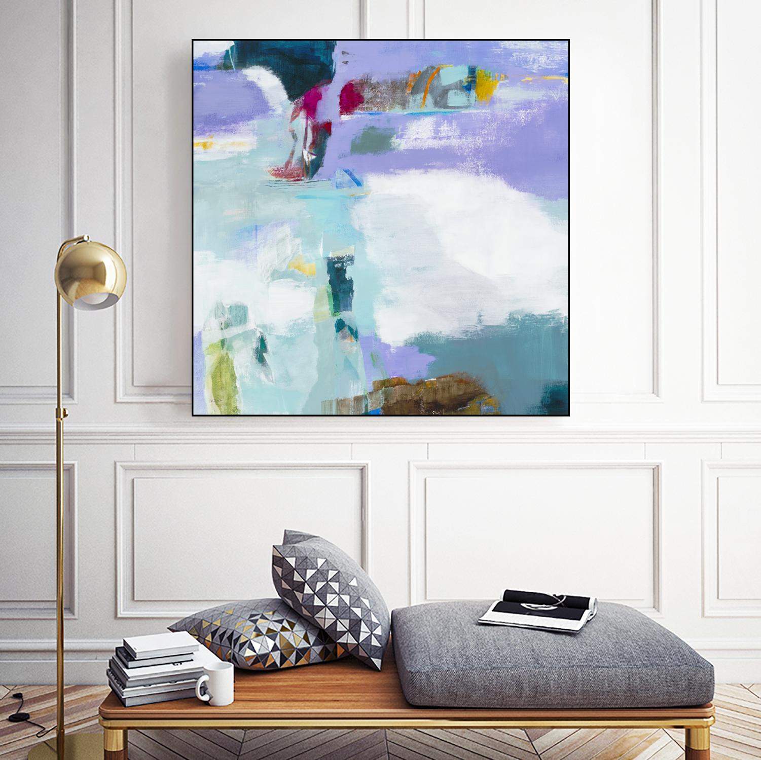 Reckoning by Jill Martin on GIANT ART - purples abstract