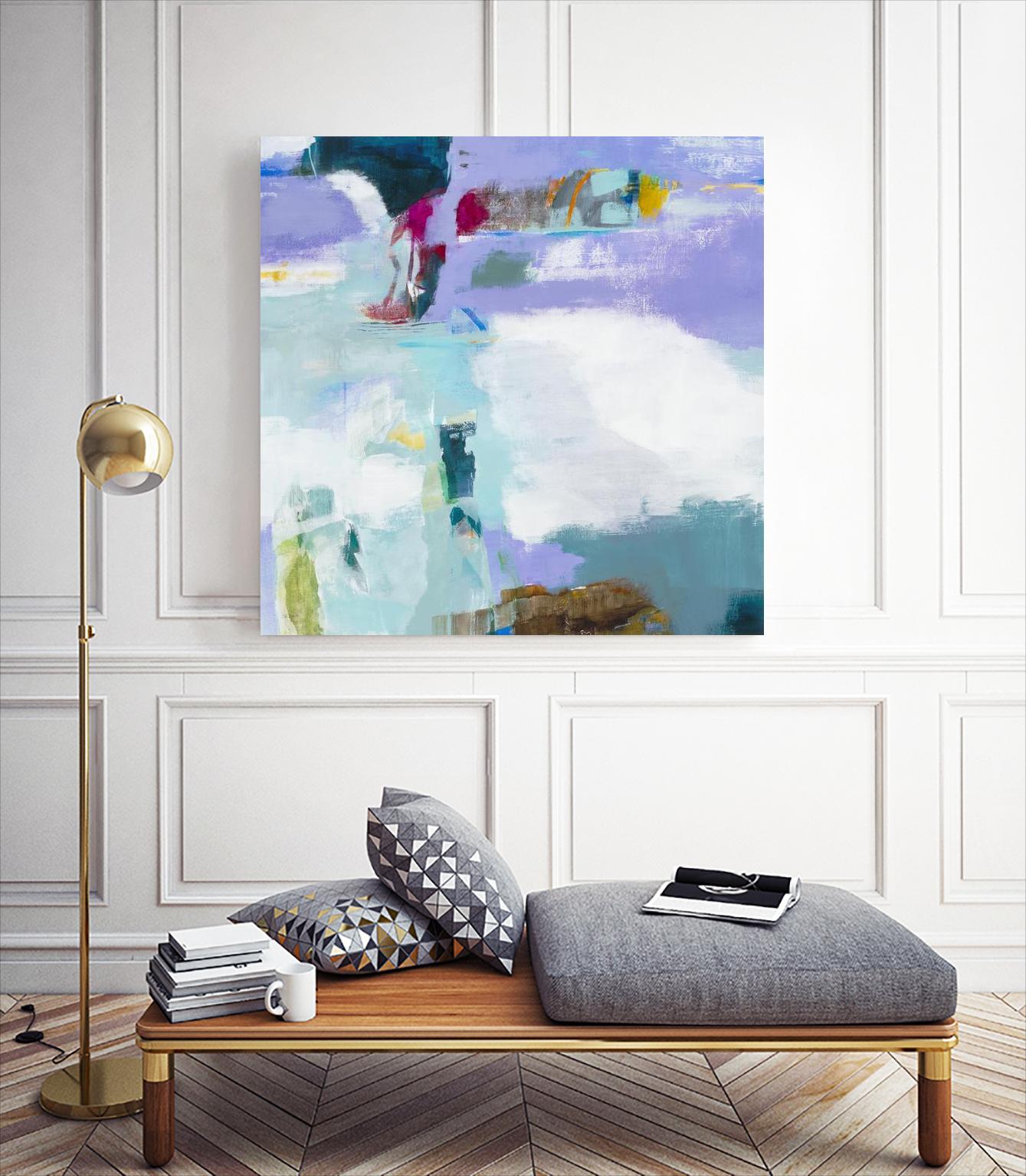 Reckoning by Jill Martin on GIANT ART - purples abstract