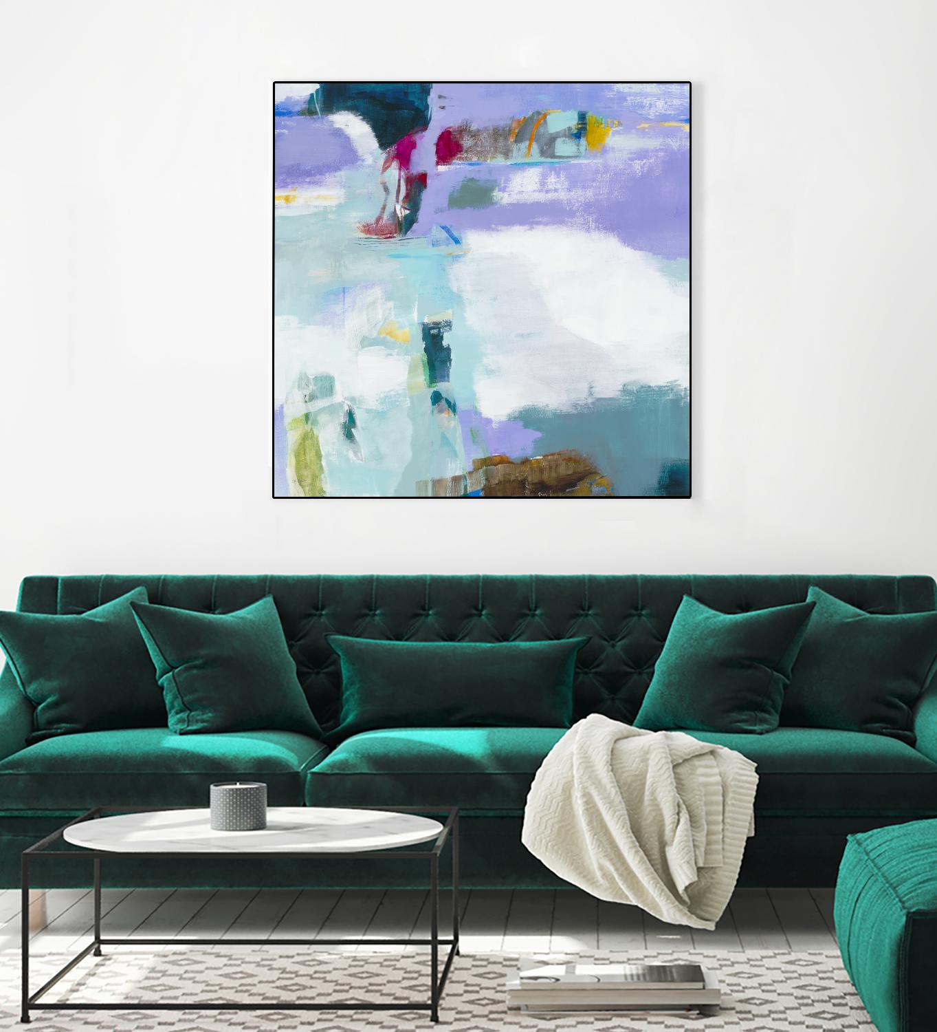 Reckoning by Jill Martin on GIANT ART - purples abstract