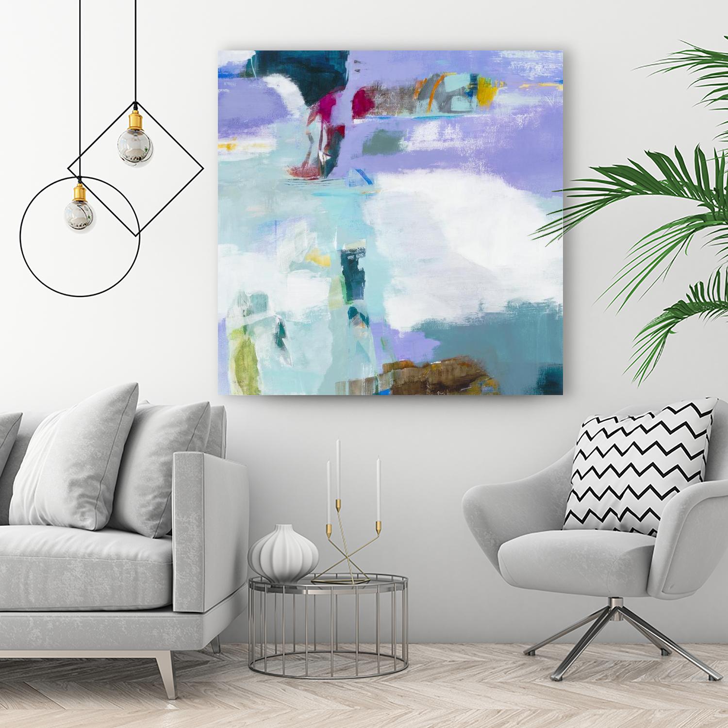 Reckoning by Jill Martin on GIANT ART - purples abstract