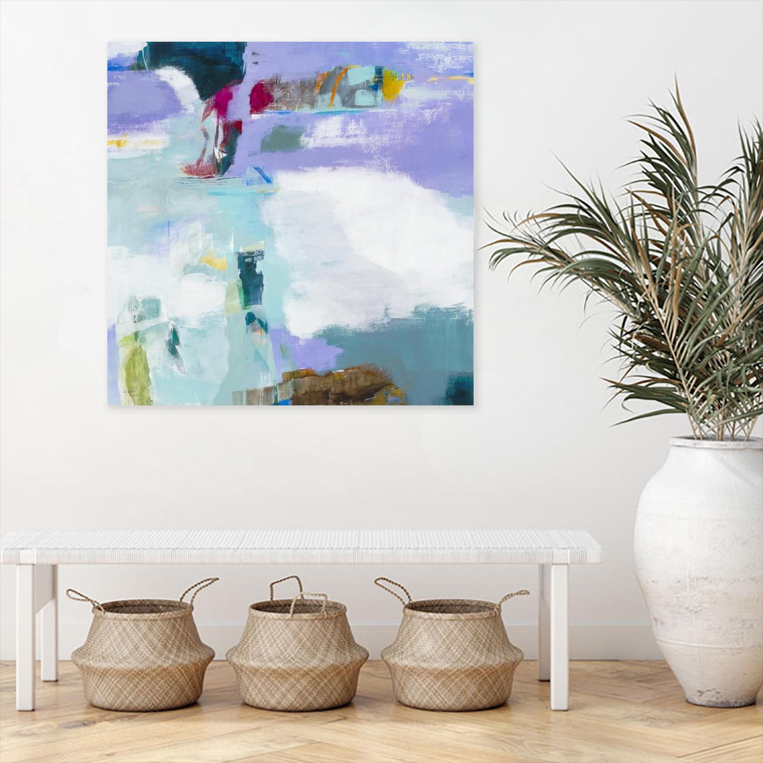 Reckoning by Jill Martin on GIANT ART - purples abstract