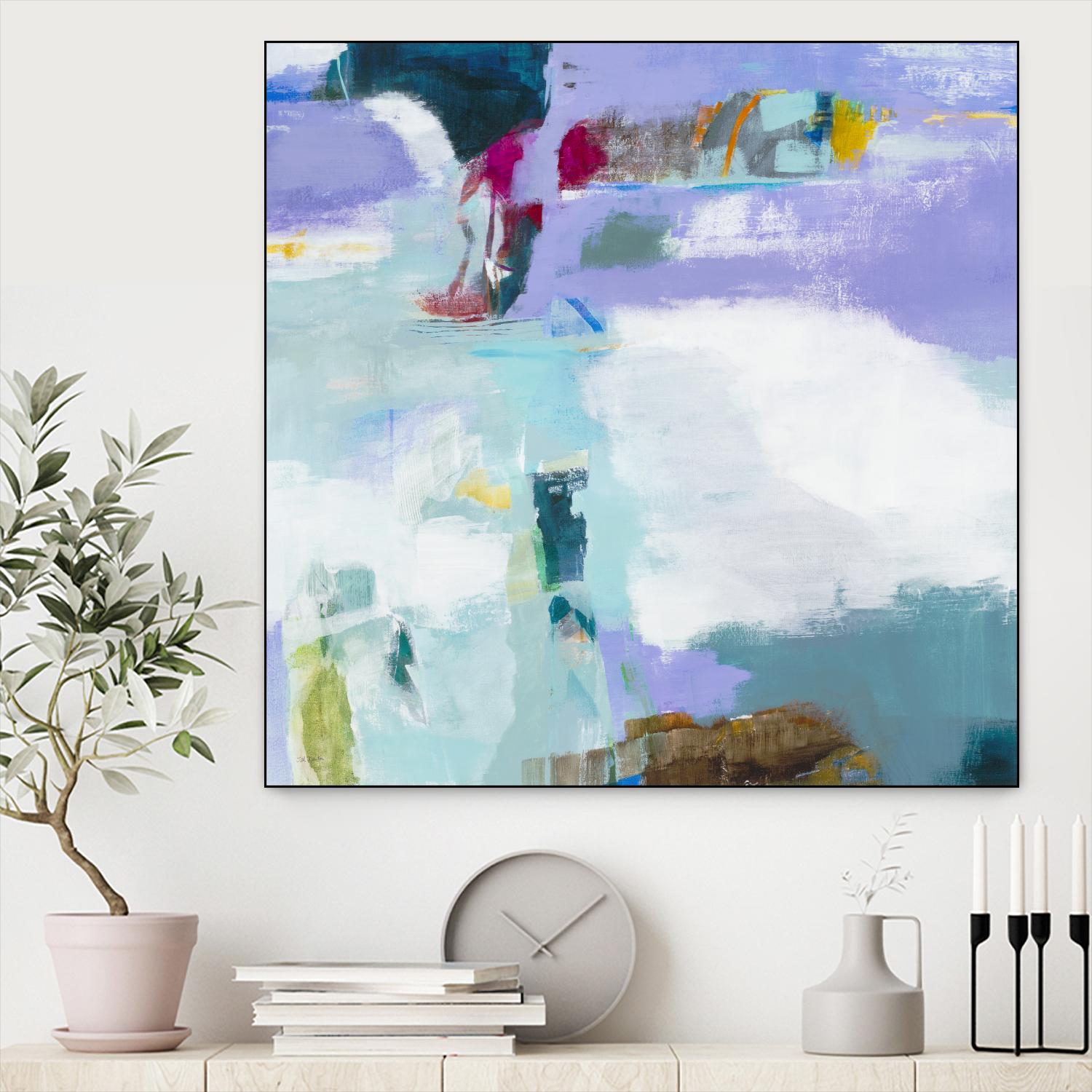 Reckoning by Jill Martin on GIANT ART - purples abstract