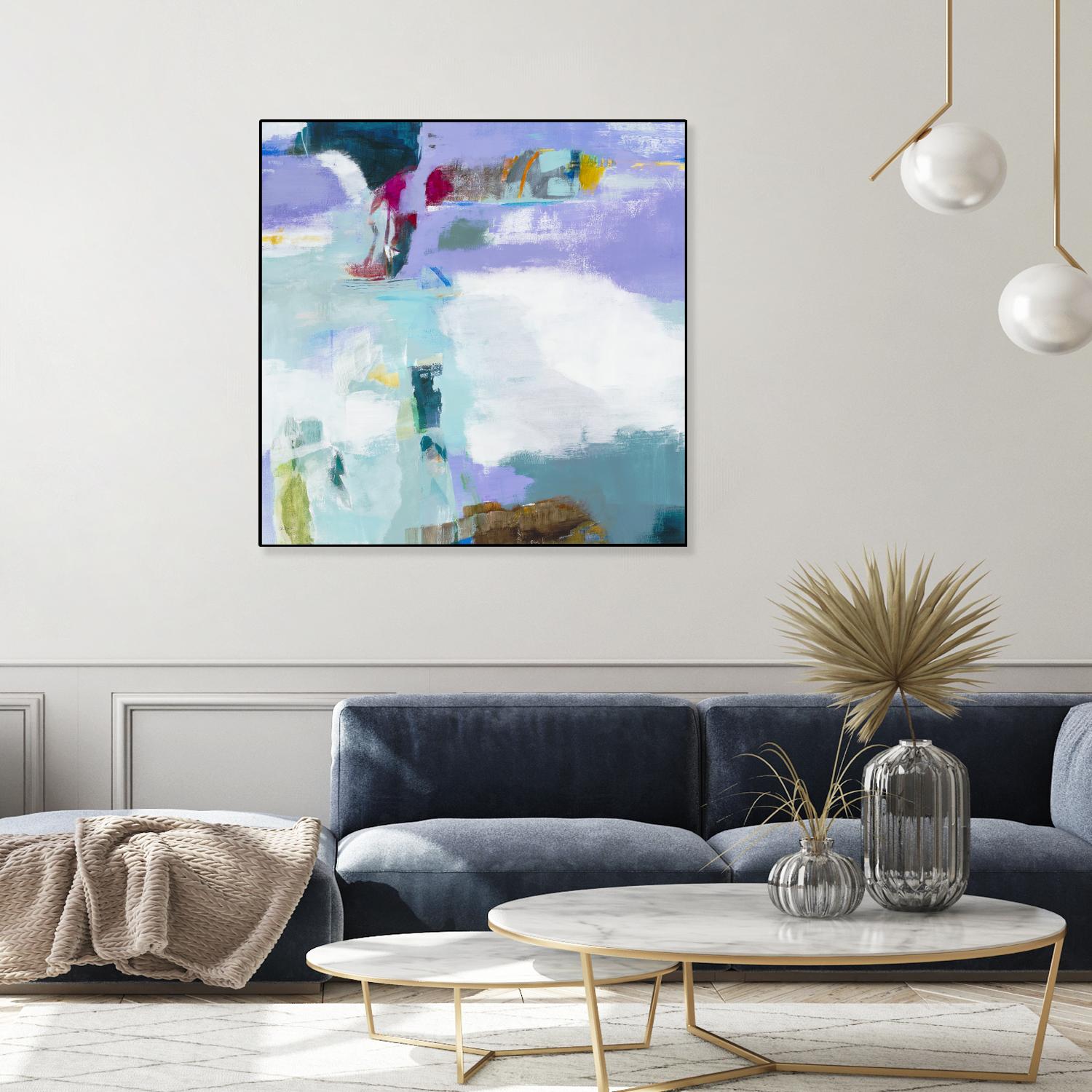 Reckoning by Jill Martin on GIANT ART - purples abstract