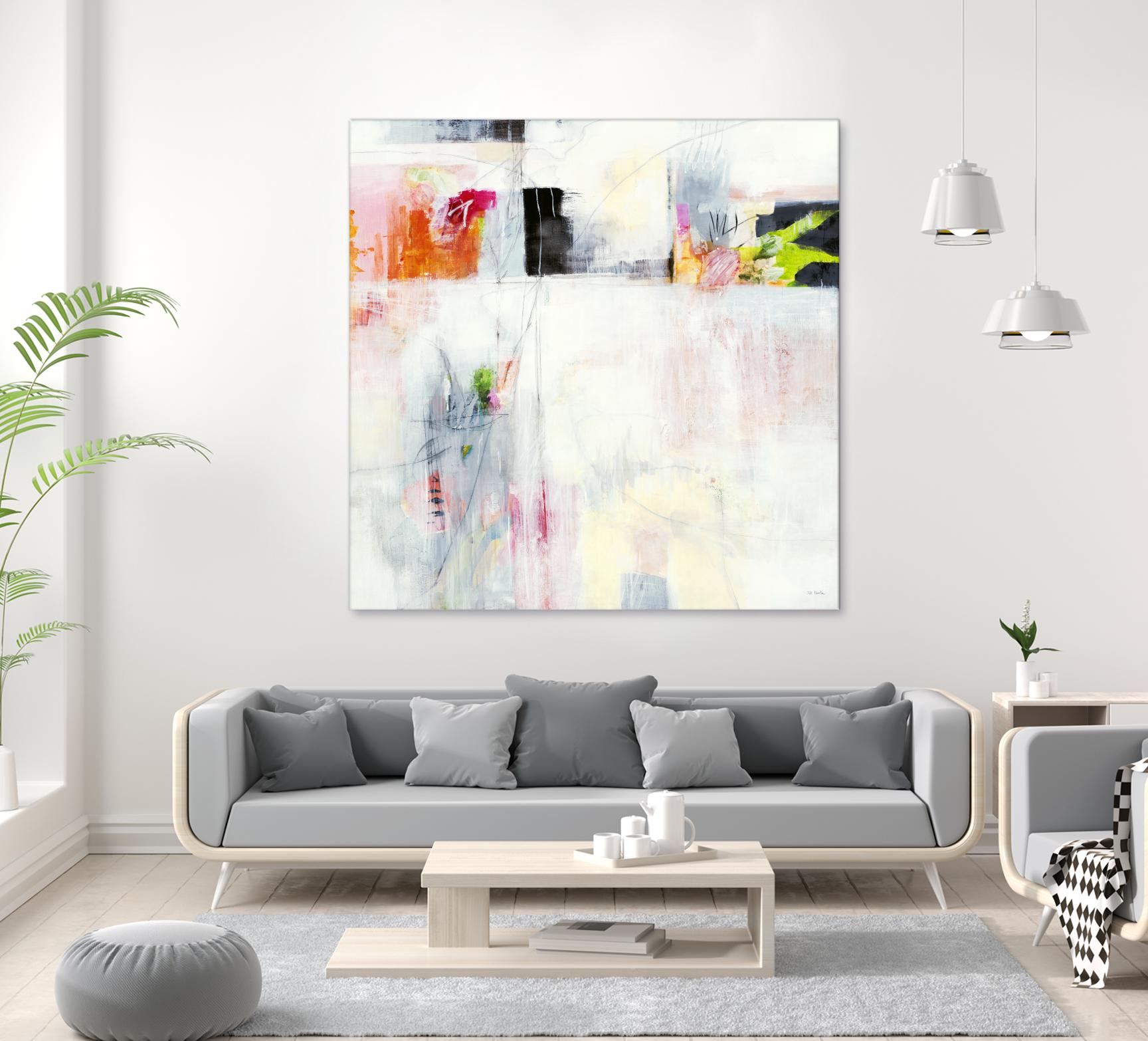 Looking by Jill Martin on GIANT ART - whites & creams abstract