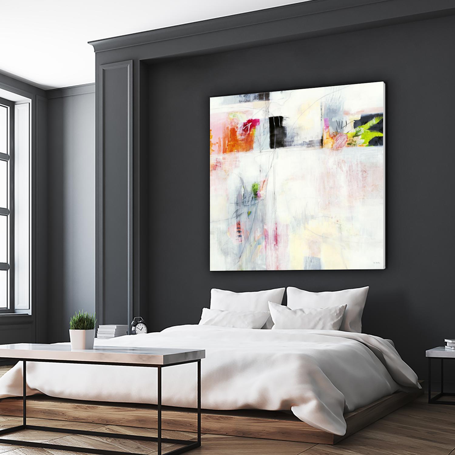 Looking by Jill Martin on GIANT ART - whites & creams abstract