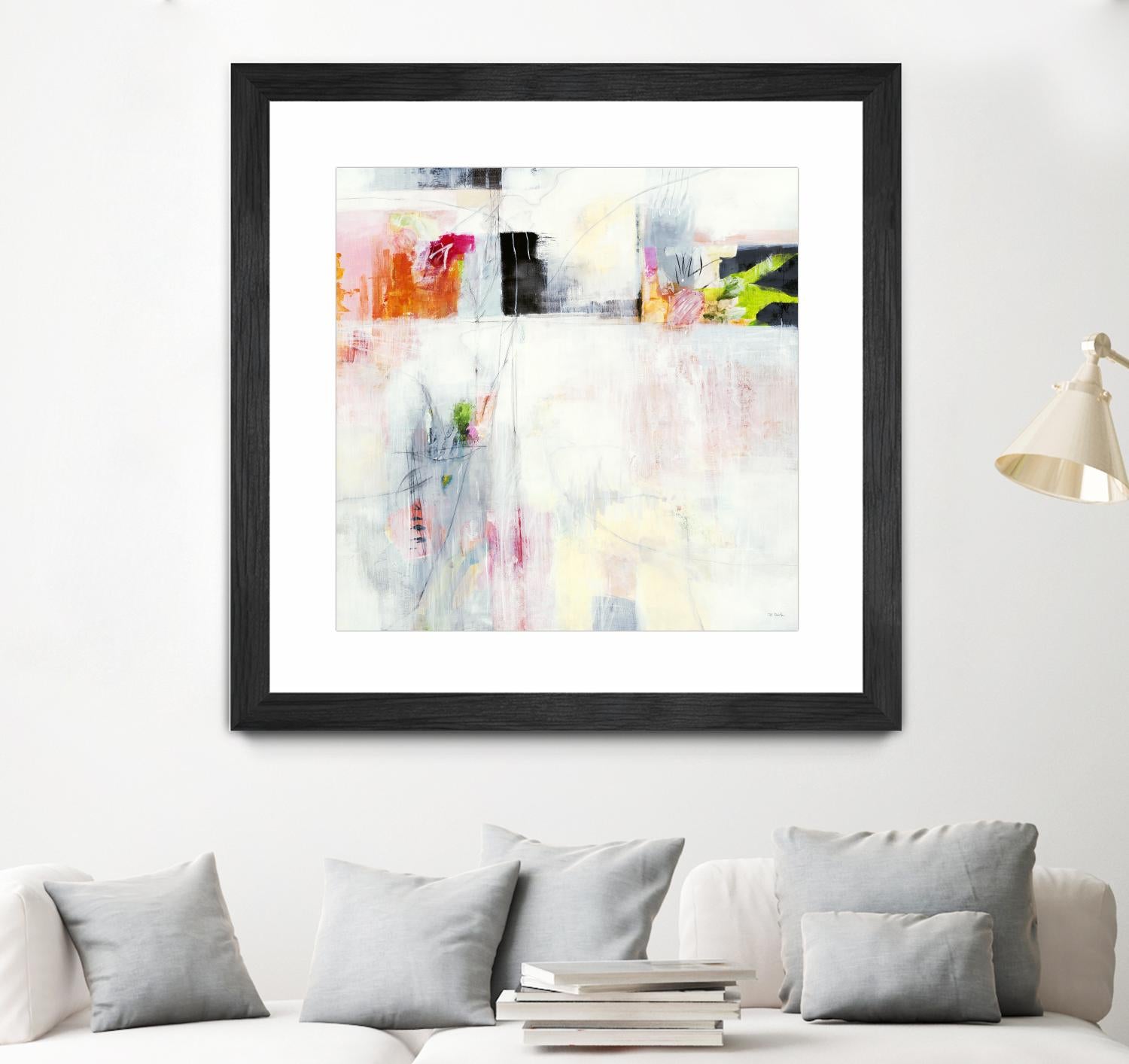 Looking by Jill Martin on GIANT ART - whites & creams abstract