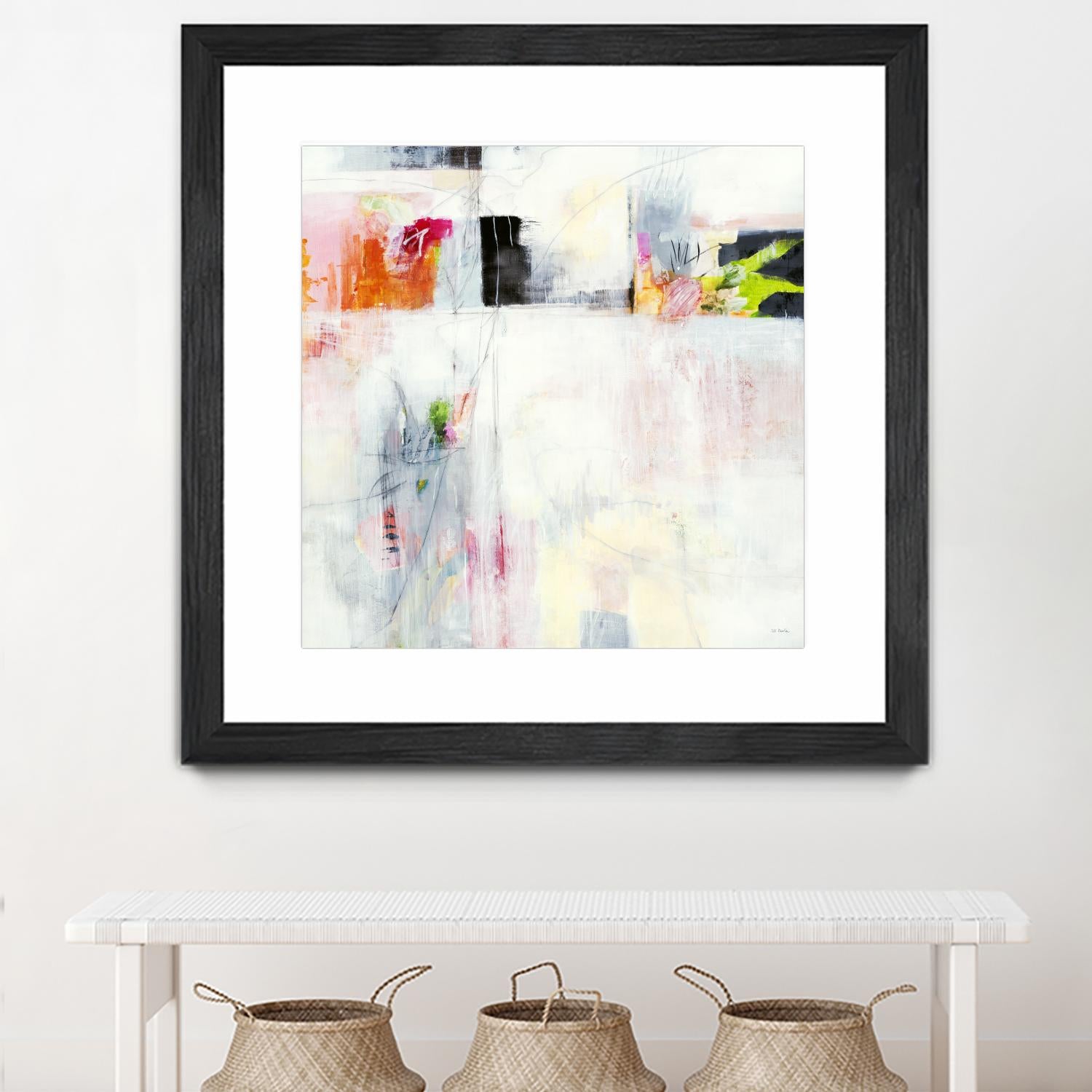 Looking by Jill Martin on GIANT ART - whites & creams abstract