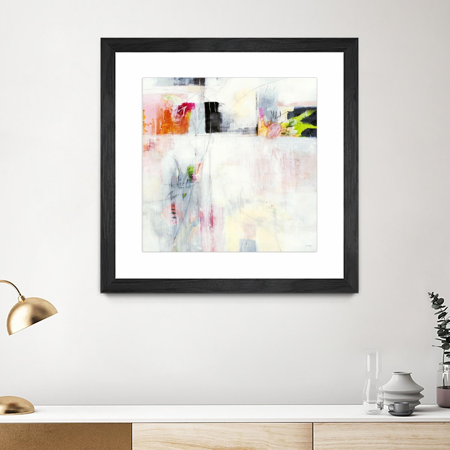 Looking by Jill Martin on GIANT ART - whites & creams abstract