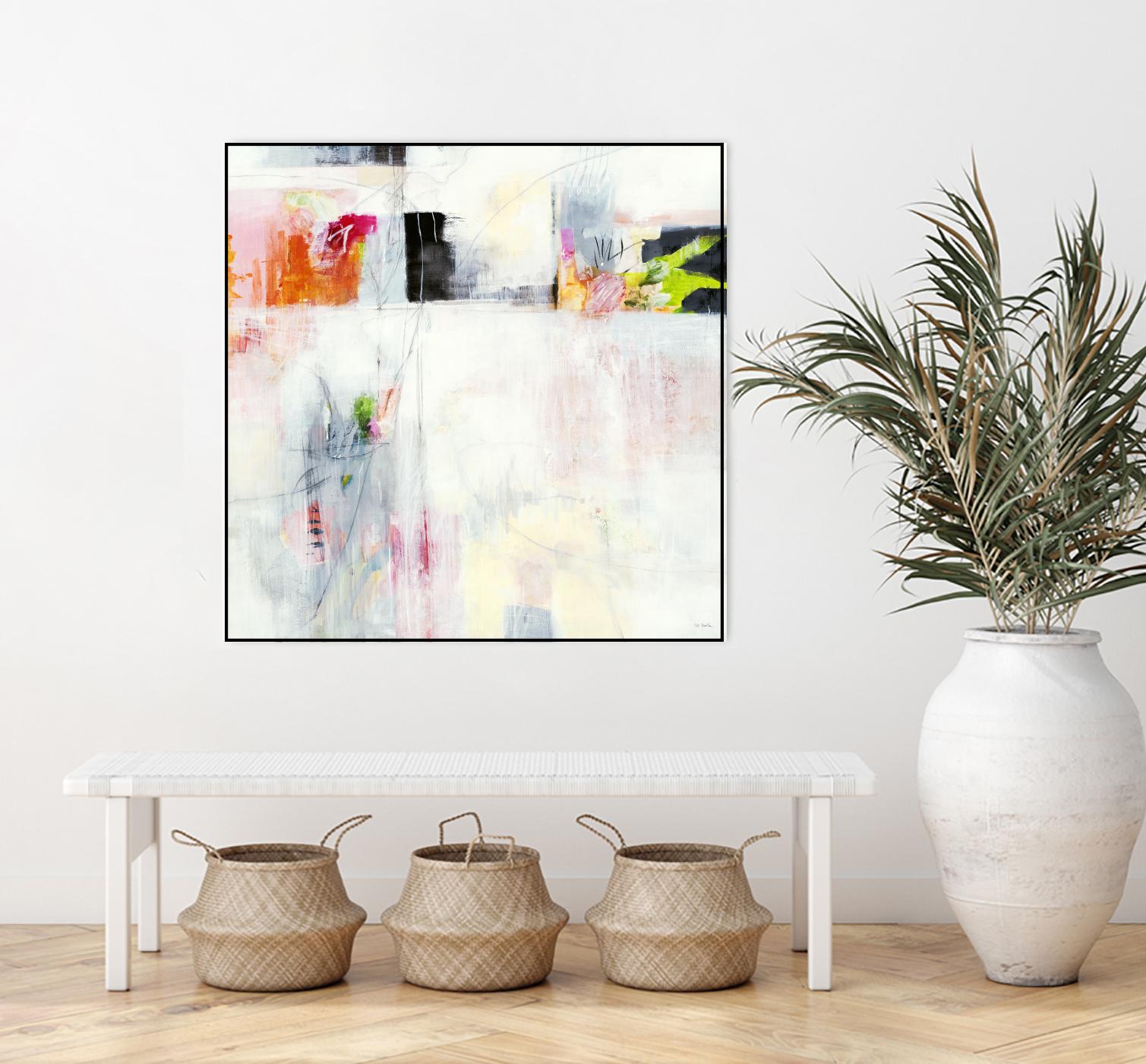 Looking by Jill Martin on GIANT ART - whites & creams abstract