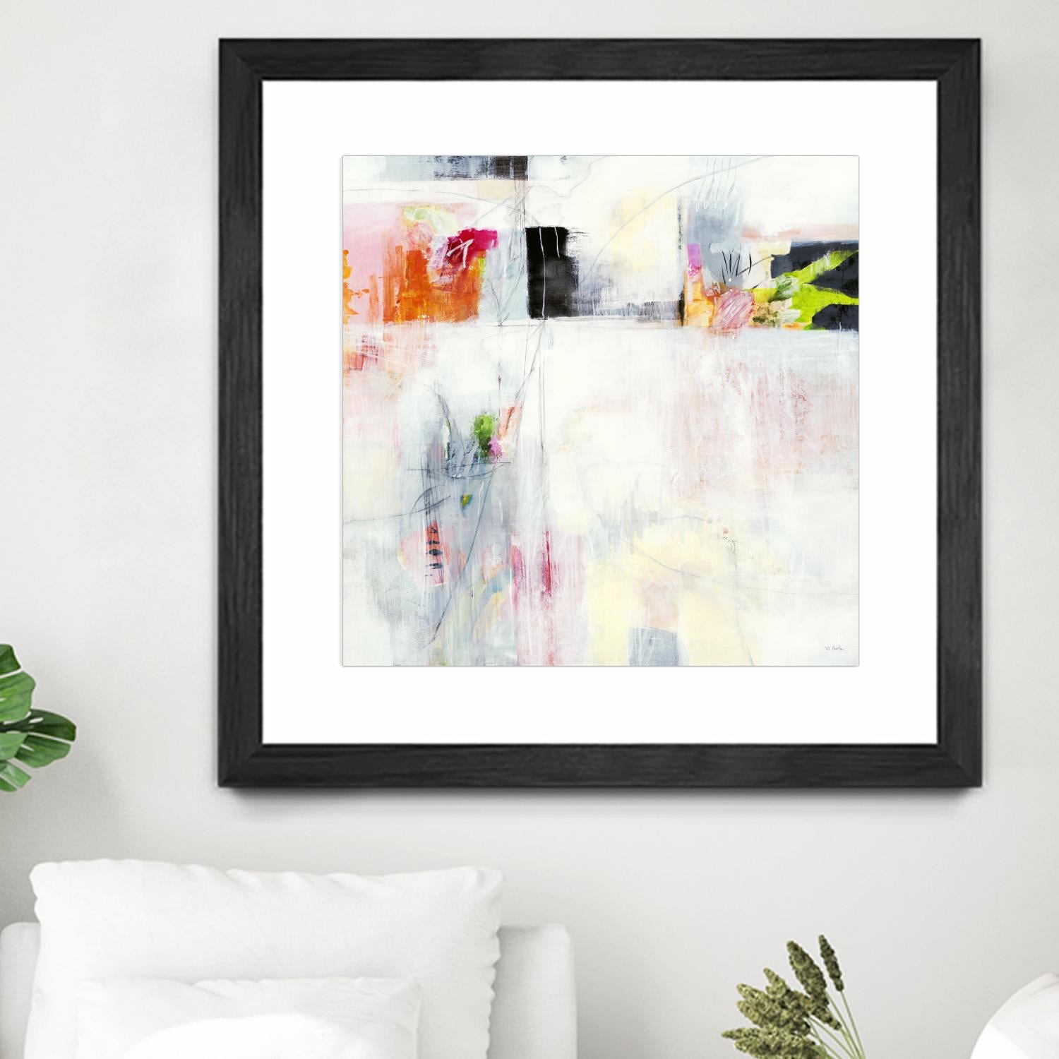 Looking by Jill Martin on GIANT ART - whites & creams abstract