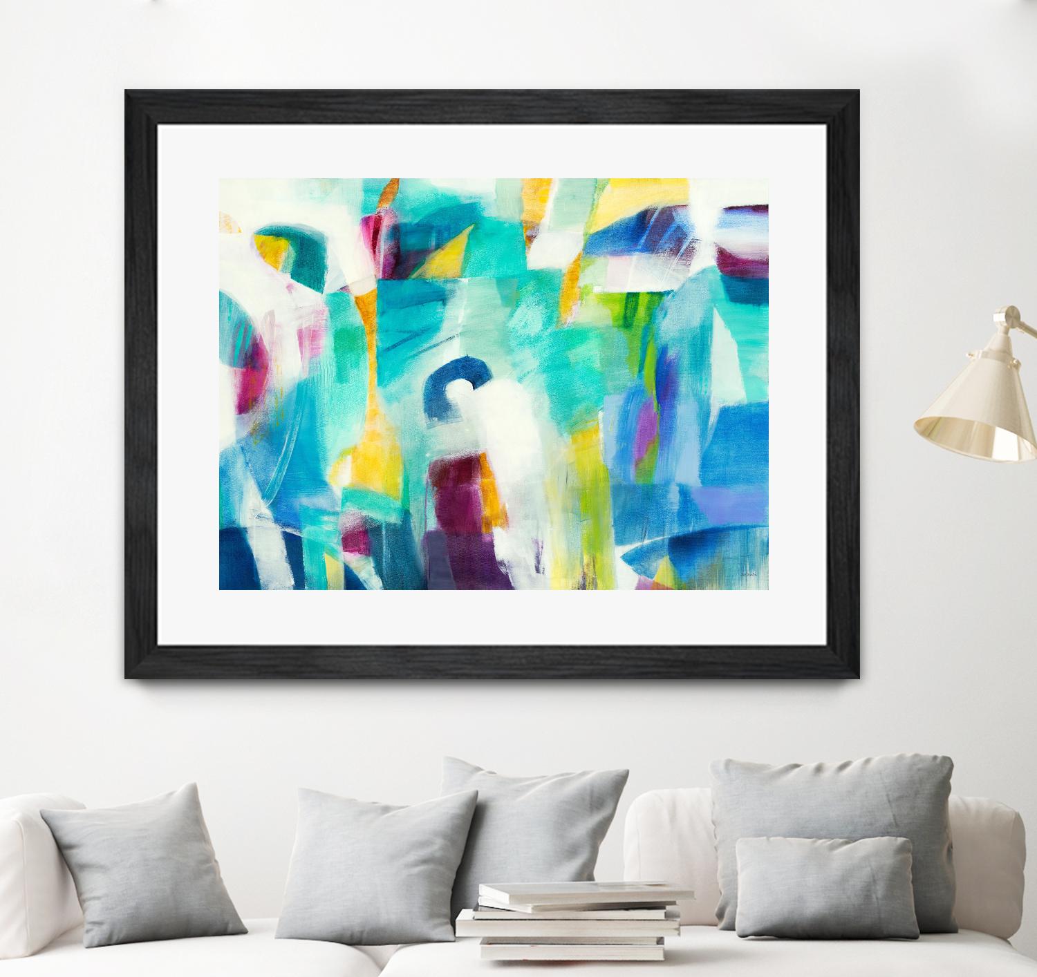 Checkmate by Jill Martin on GIANT ART - blues abstract blue