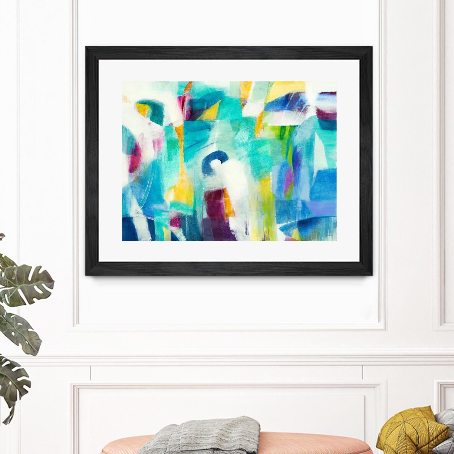 Checkmate by Jill Martin on GIANT ART - blues abstract blue