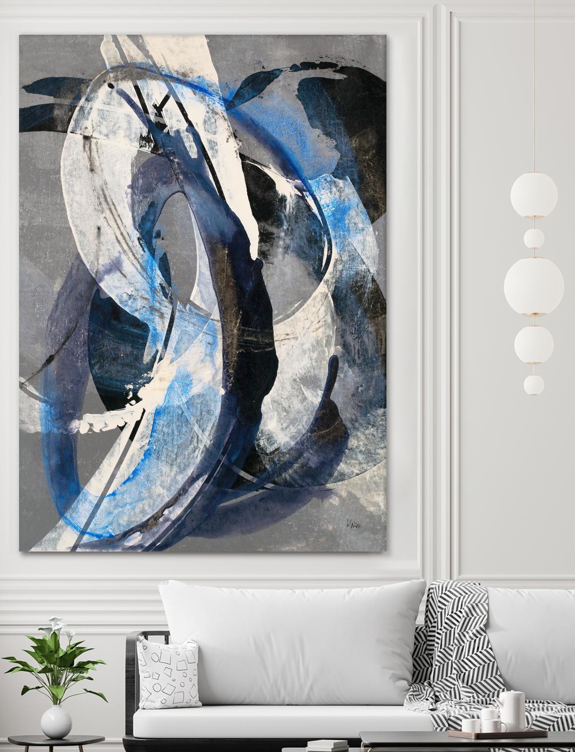 Affinity I by K. Nari on GIANT ART - blues abstract white