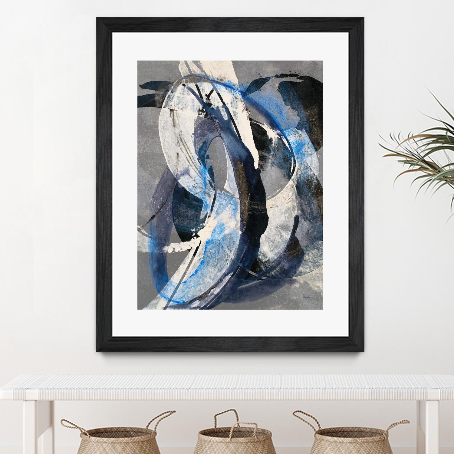 Affinity I by K. Nari on GIANT ART - blues abstract white