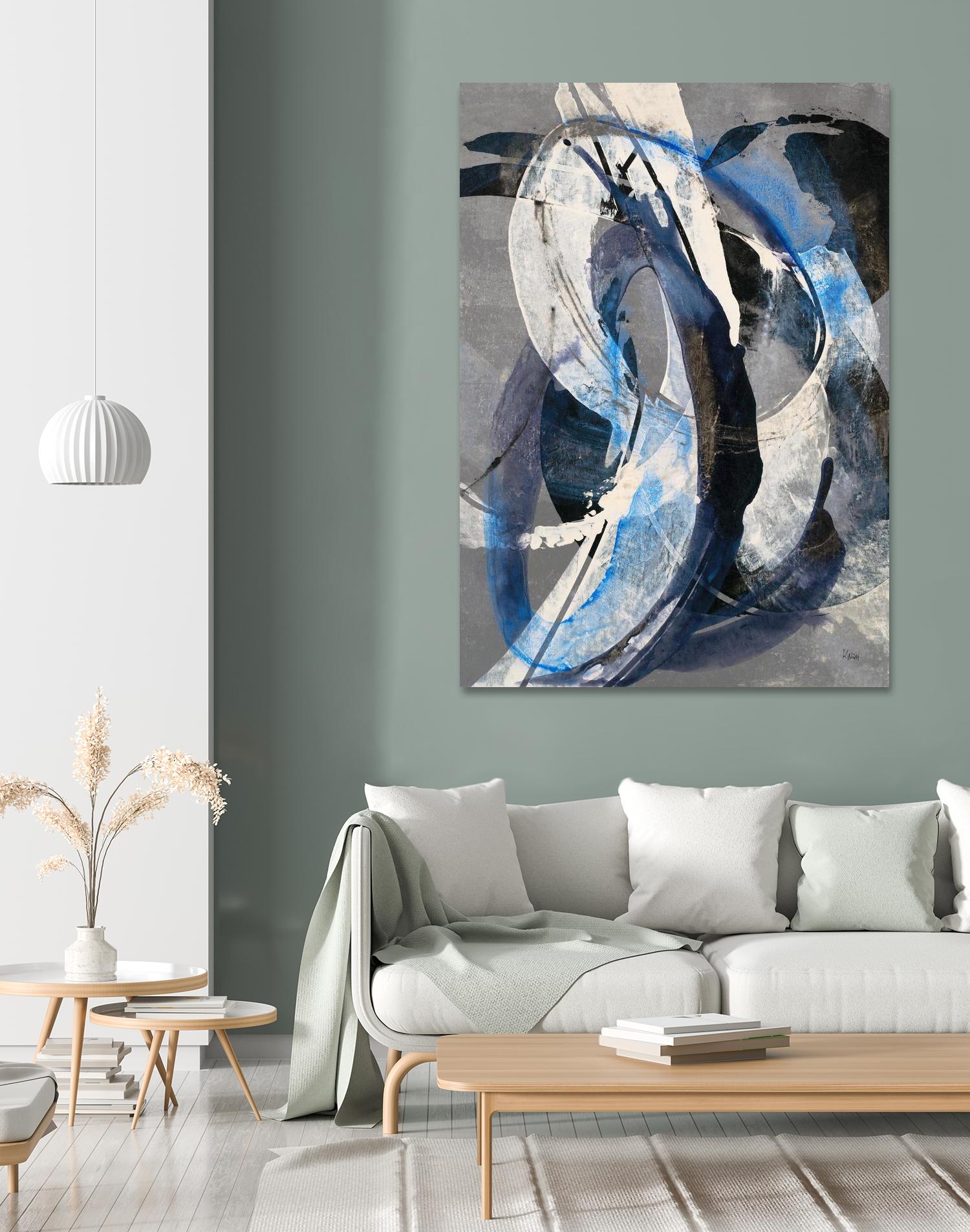 Affinity I by K. Nari on GIANT ART - blues abstract white
