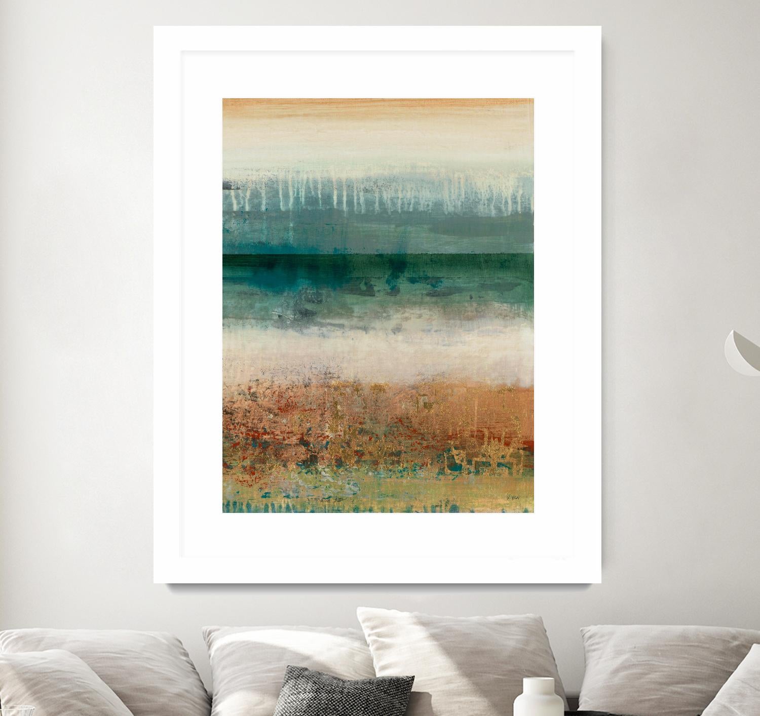 Shades Of Sunset V2 by K. Nari on GIANT ART - blues abstract abstract landscapes