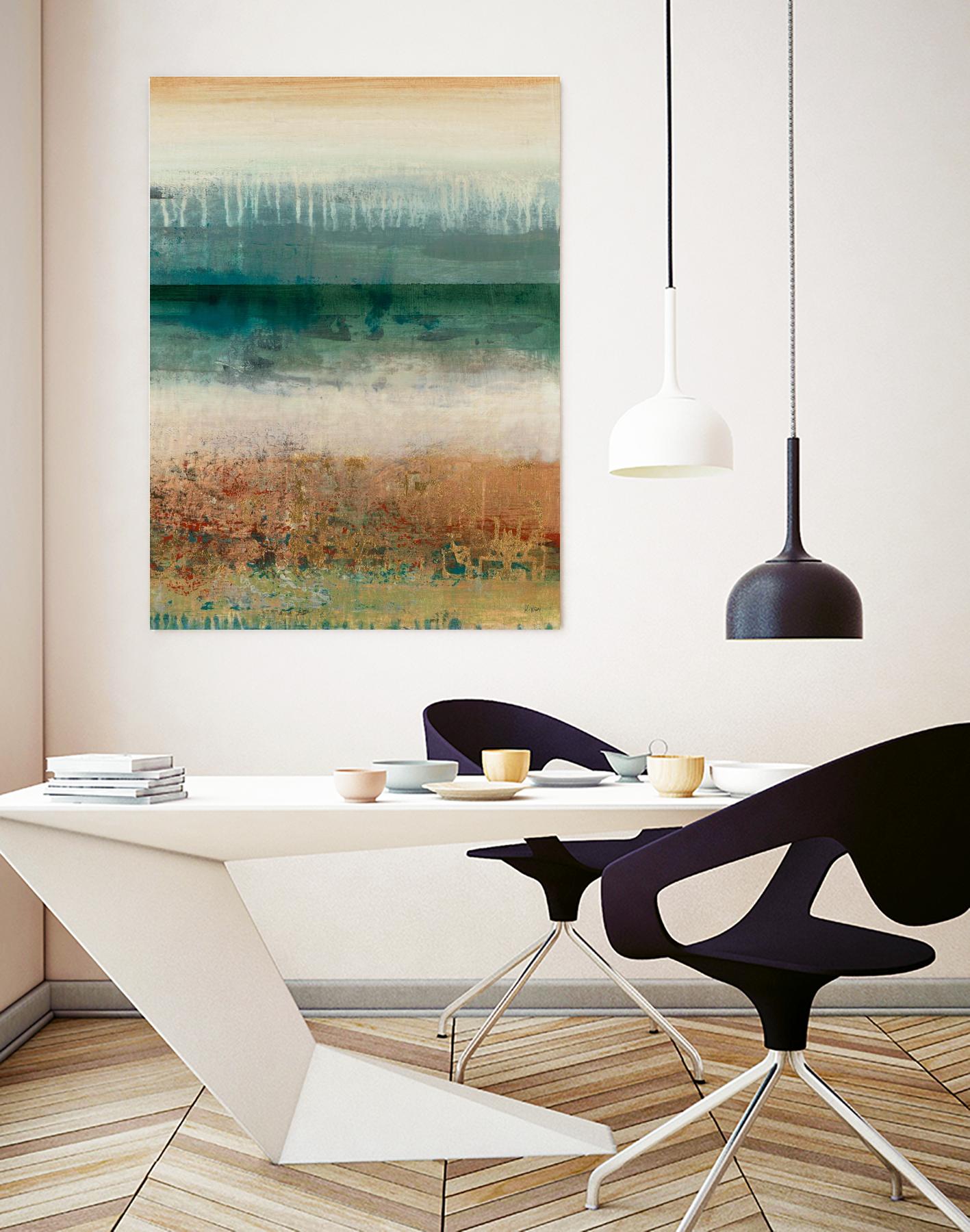 Shades Of Sunset V2 by K. Nari on GIANT ART - blues abstract abstract landscapes