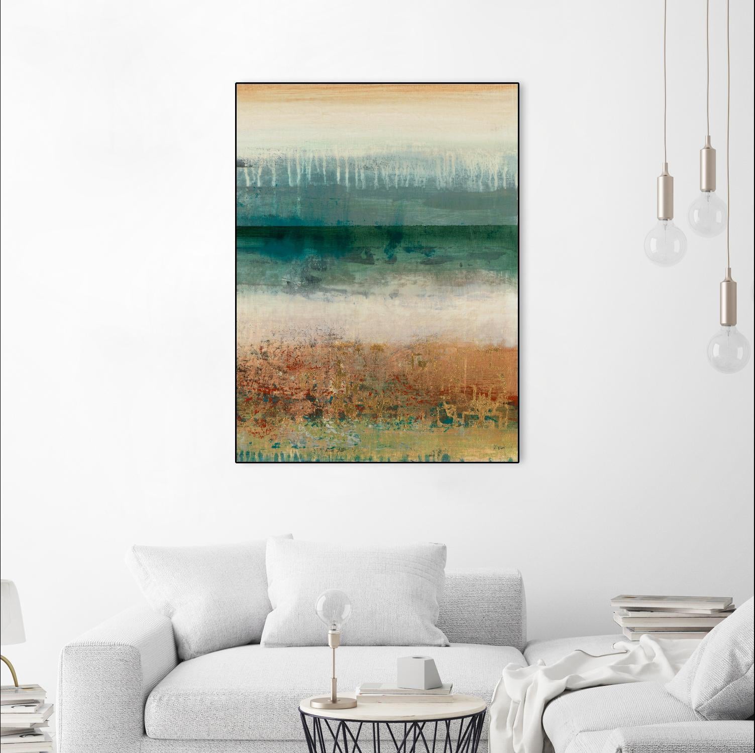 Shades Of Sunset V2 by K. Nari on GIANT ART - blues abstract abstract landscapes