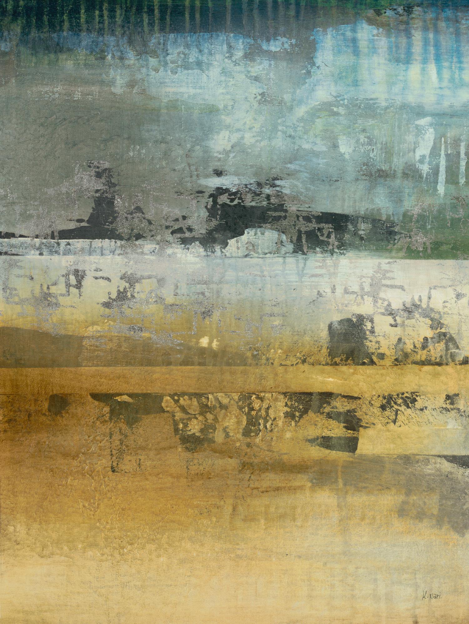 Shades Of Sunset V3 by K. Nari on GIANT ART - blues abstract abstract landscapes