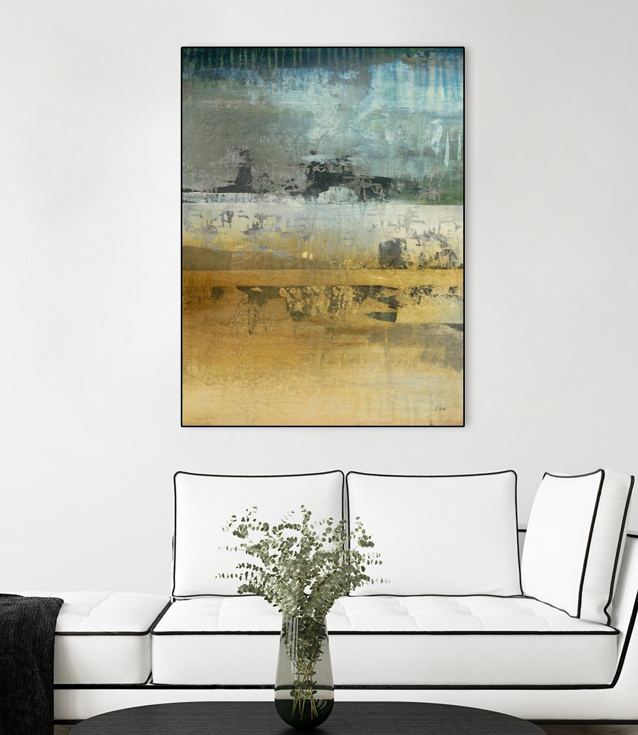 Shades Of Sunset V3 by K. Nari on GIANT ART - blues abstract abstract landscapes