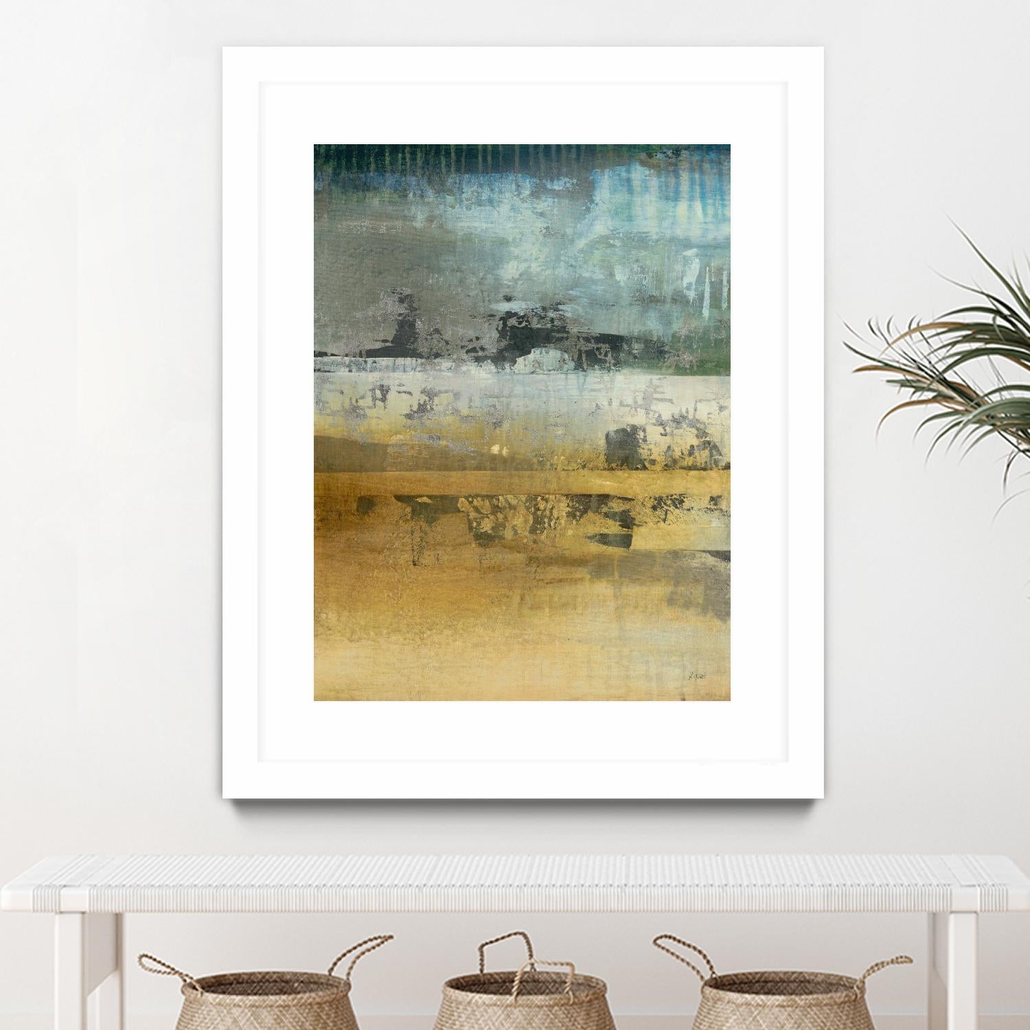 Shades Of Sunset V3 by K. Nari on GIANT ART - blues abstract abstract landscapes