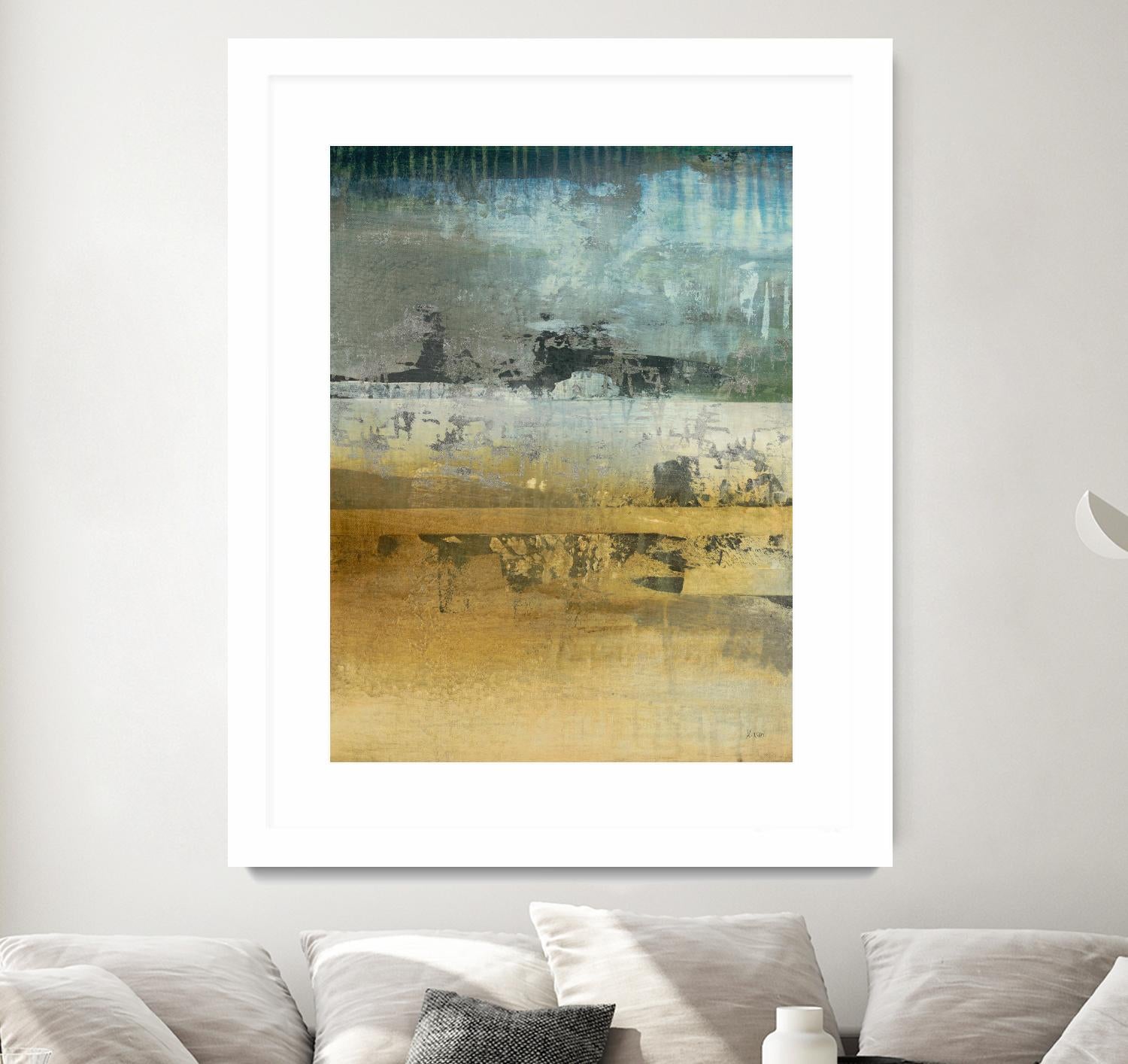 Shades Of Sunset V3 by K. Nari on GIANT ART - blues abstract abstract landscapes