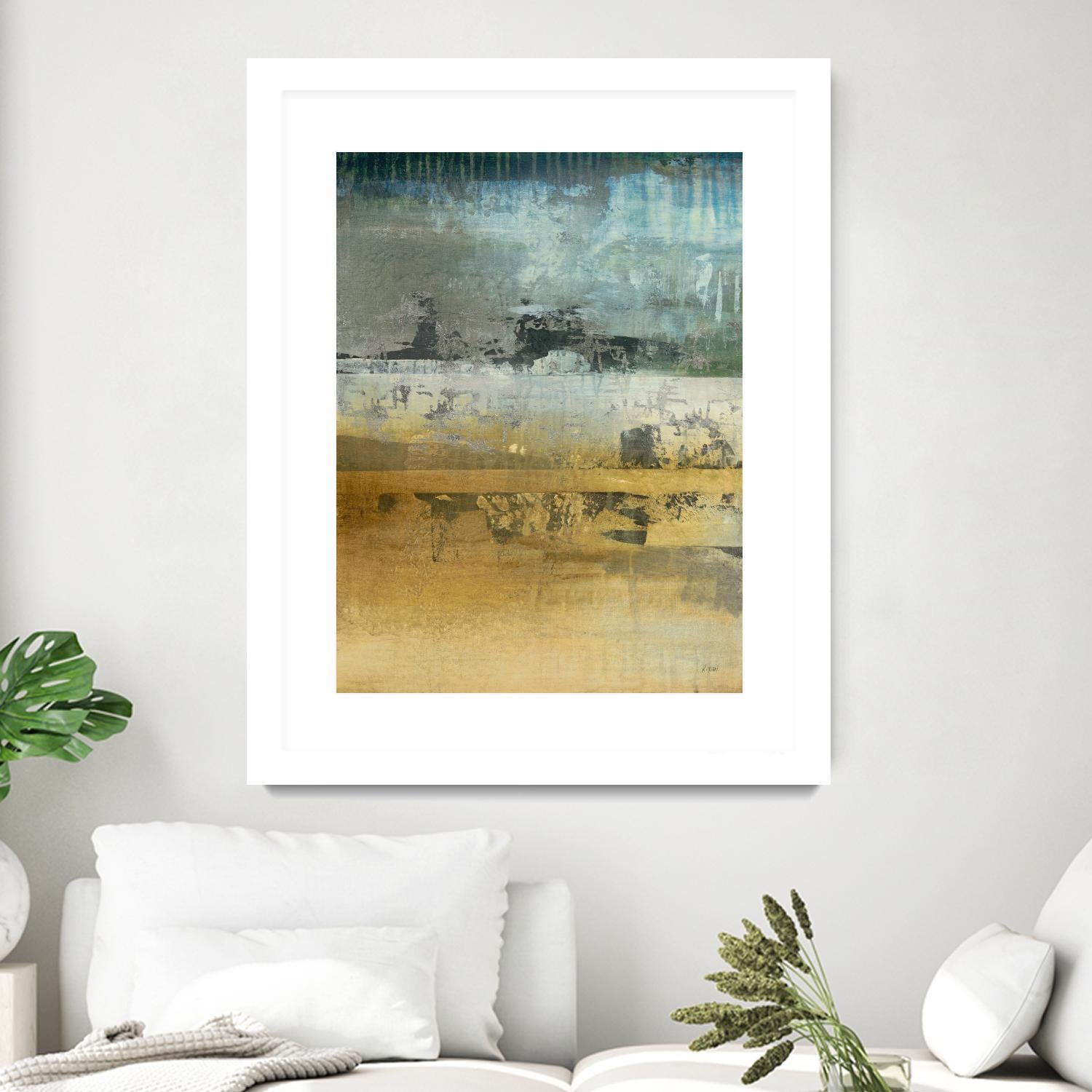 Shades Of Sunset V3 by K. Nari on GIANT ART - blues abstract abstract landscapes