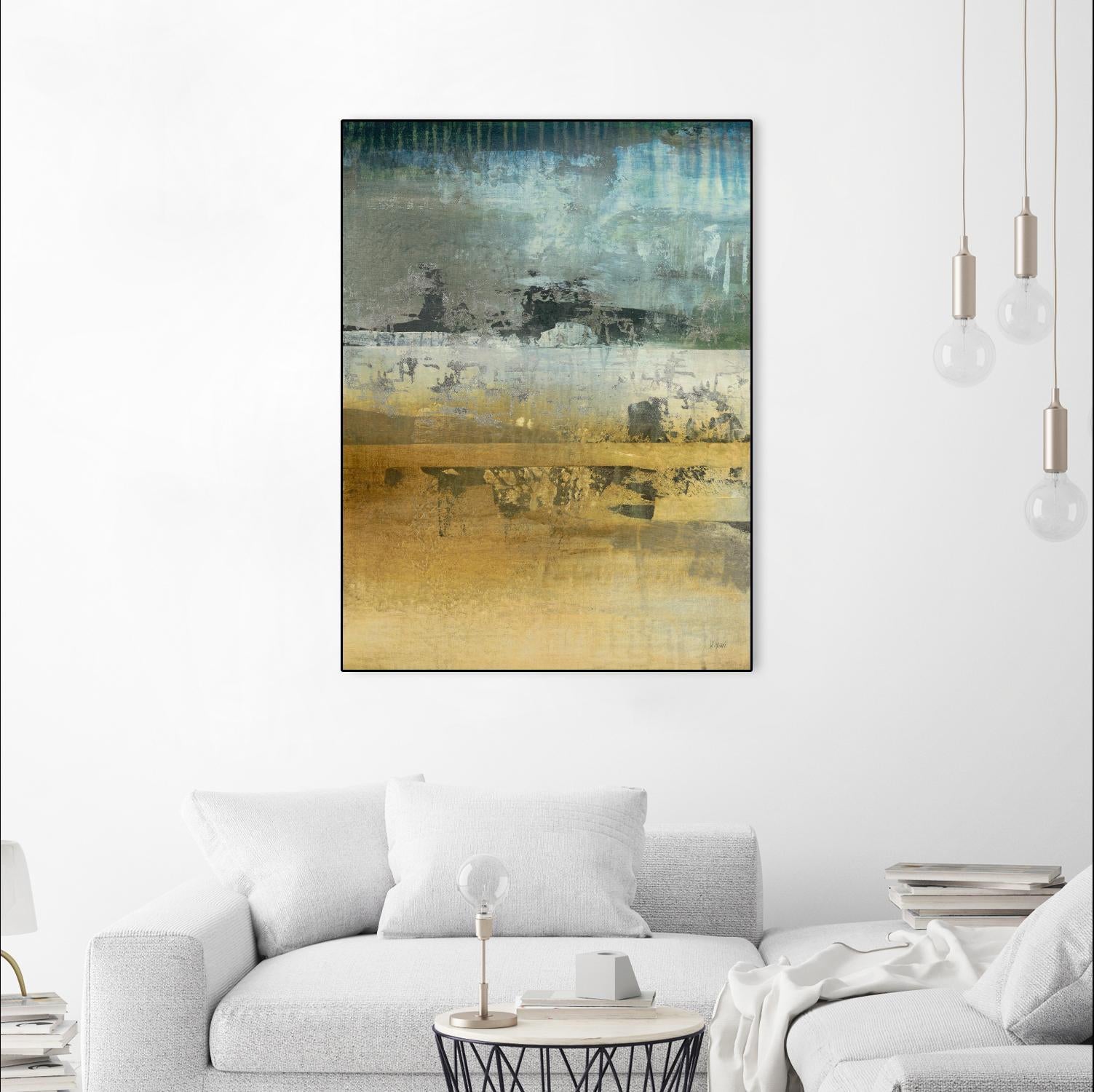 Shades Of Sunset V3 by K. Nari on GIANT ART - blues abstract abstract landscapes