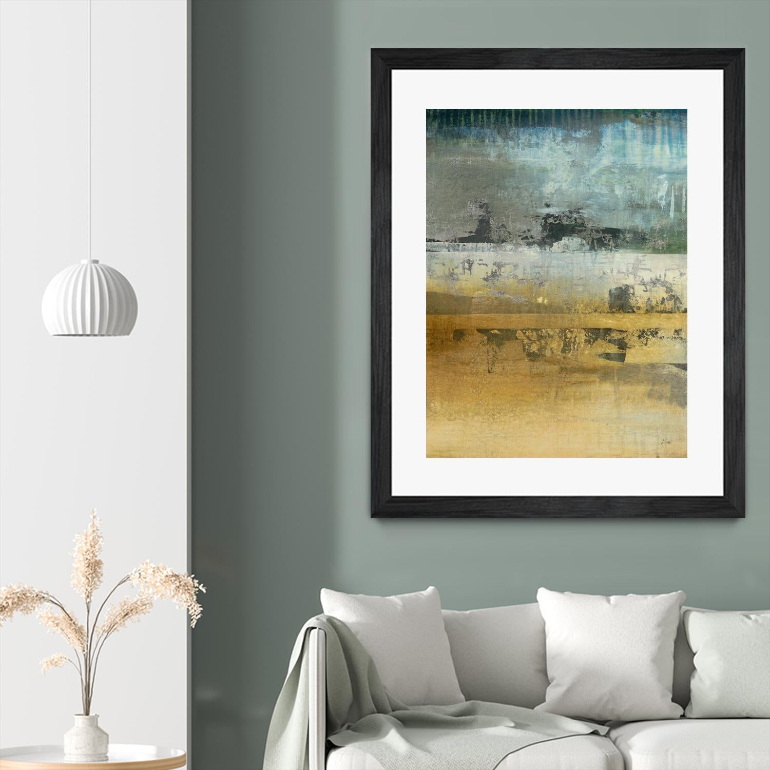 Shades Of Sunset V3 by K. Nari on GIANT ART - blues abstract abstract landscapes