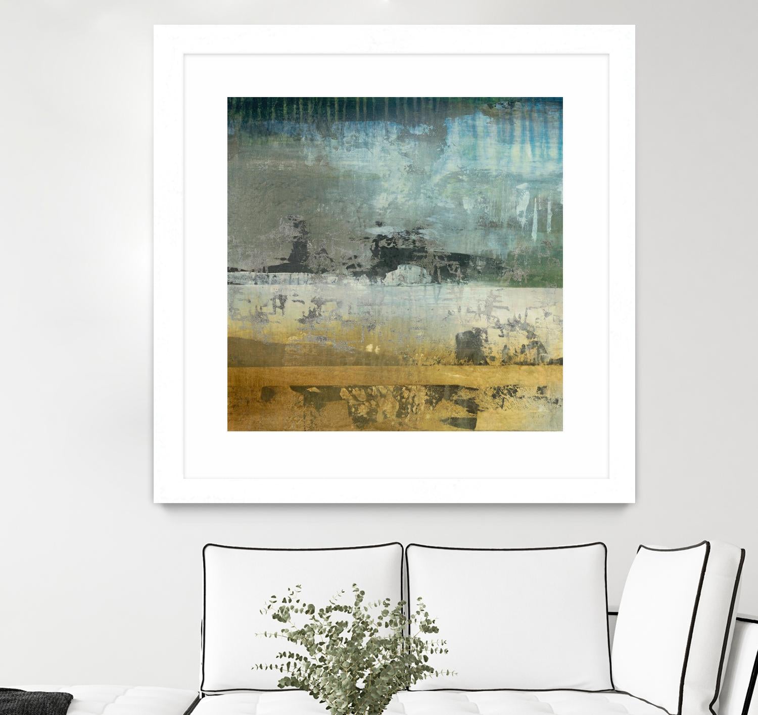 Shades Of Sunset V6 by K. Nari on GIANT ART - blues abstract abstract landscapes