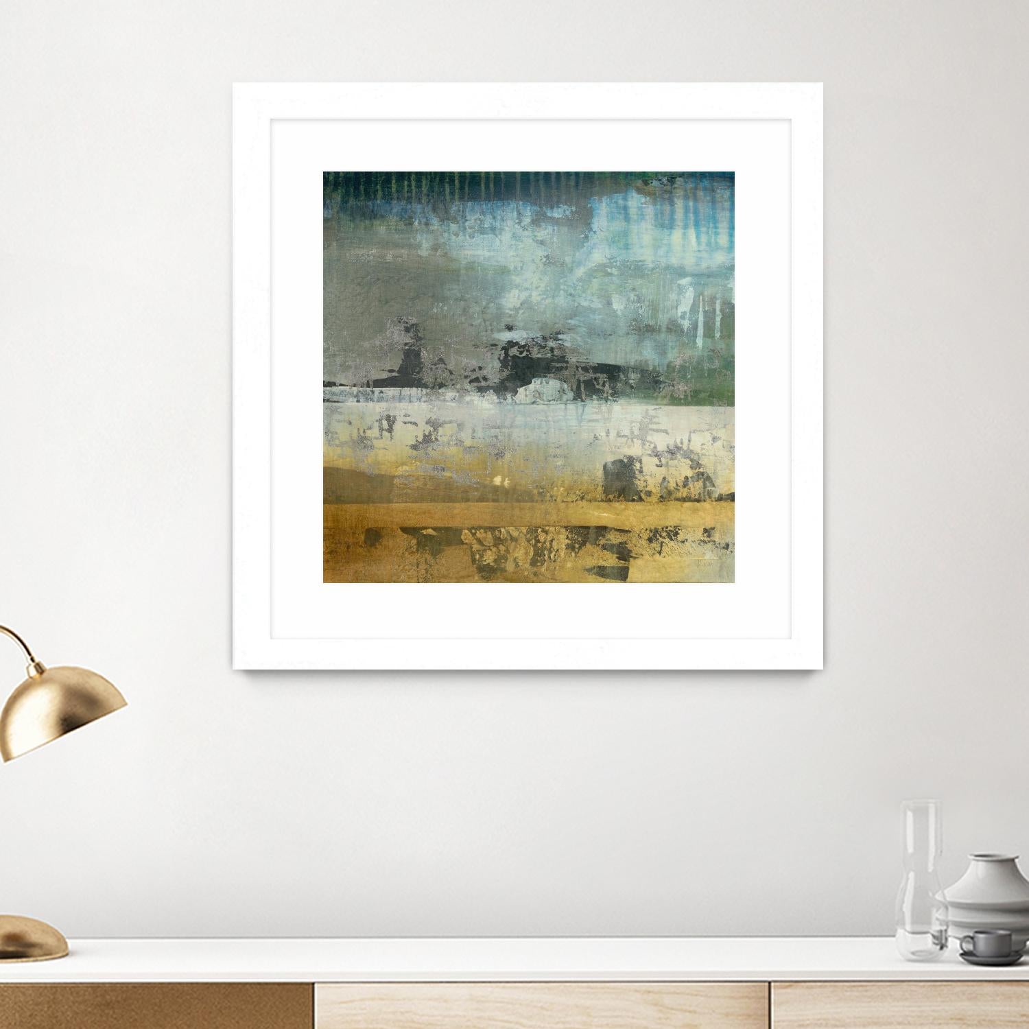 Shades Of Sunset V6 by K. Nari on GIANT ART - blues abstract abstract landscapes