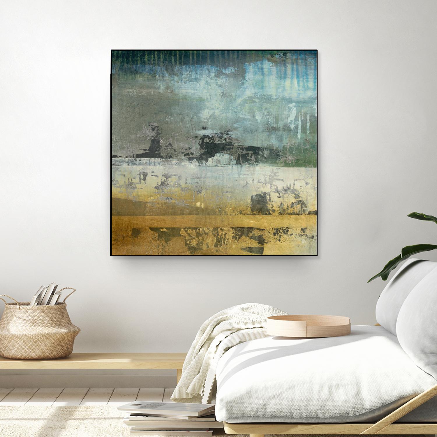 Shades Of Sunset V6 by K. Nari on GIANT ART - blues abstract abstract landscapes