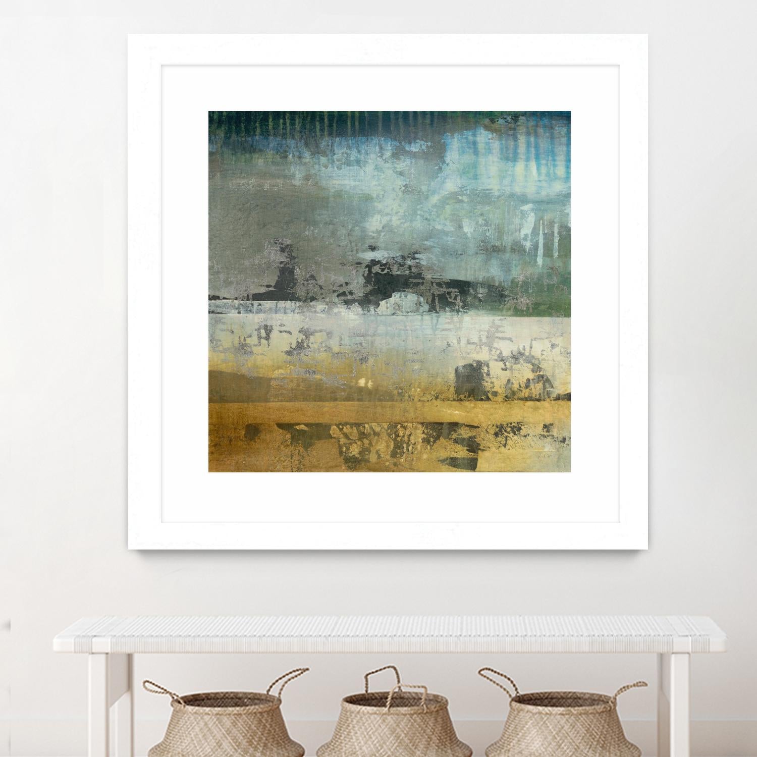 Shades Of Sunset V6 by K. Nari on GIANT ART - blues abstract abstract landscapes