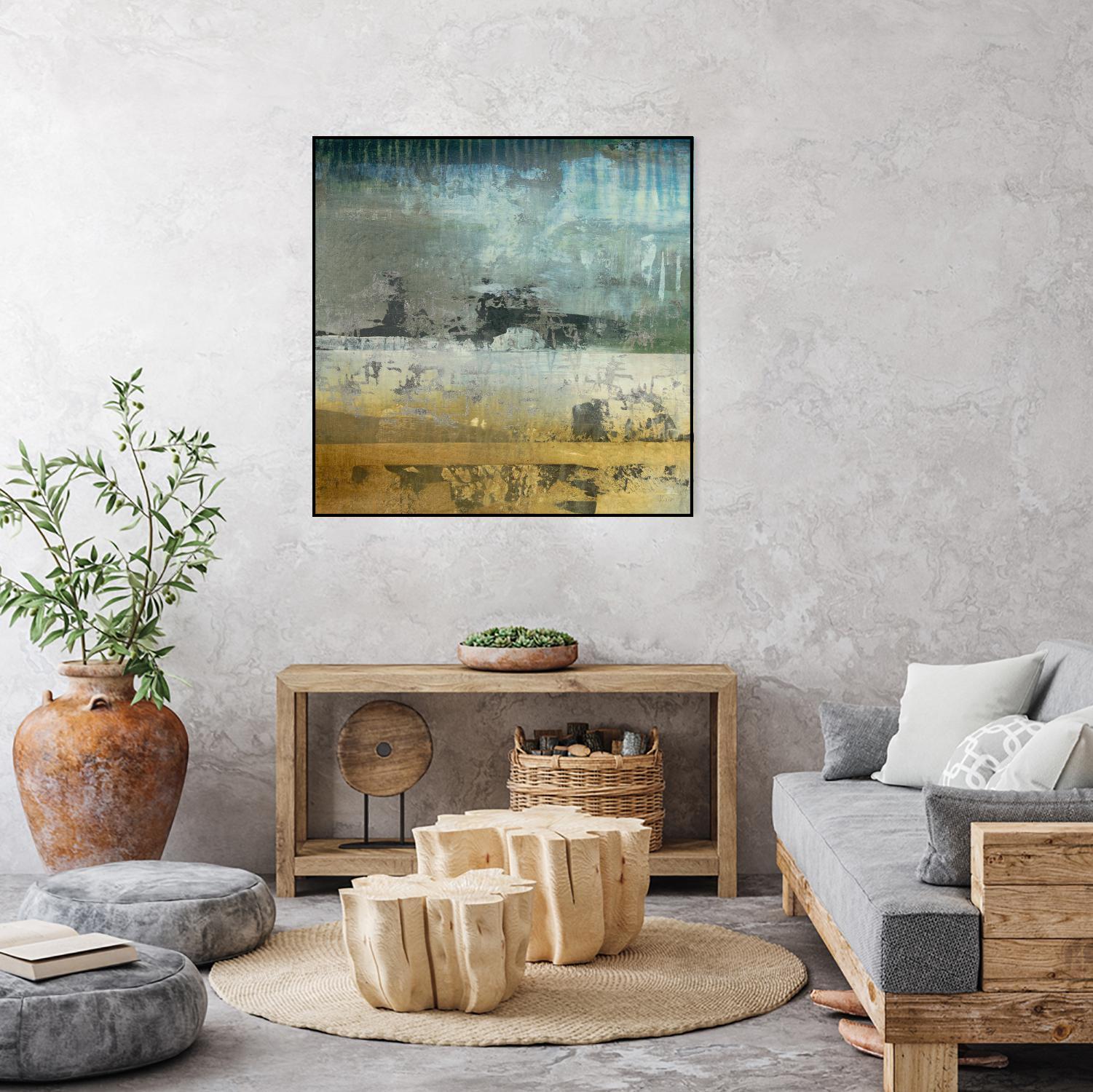 Shades Of Sunset V6 by K. Nari on GIANT ART - blues abstract abstract landscapes