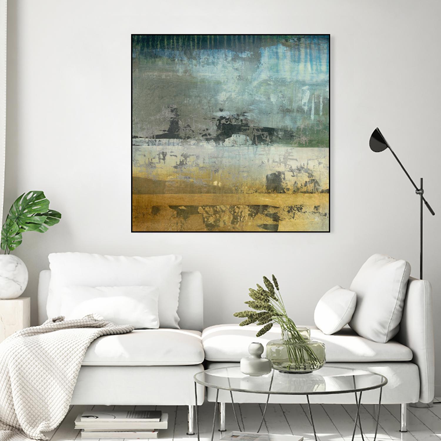 Shades Of Sunset V6 by K. Nari on GIANT ART - blues abstract abstract landscapes