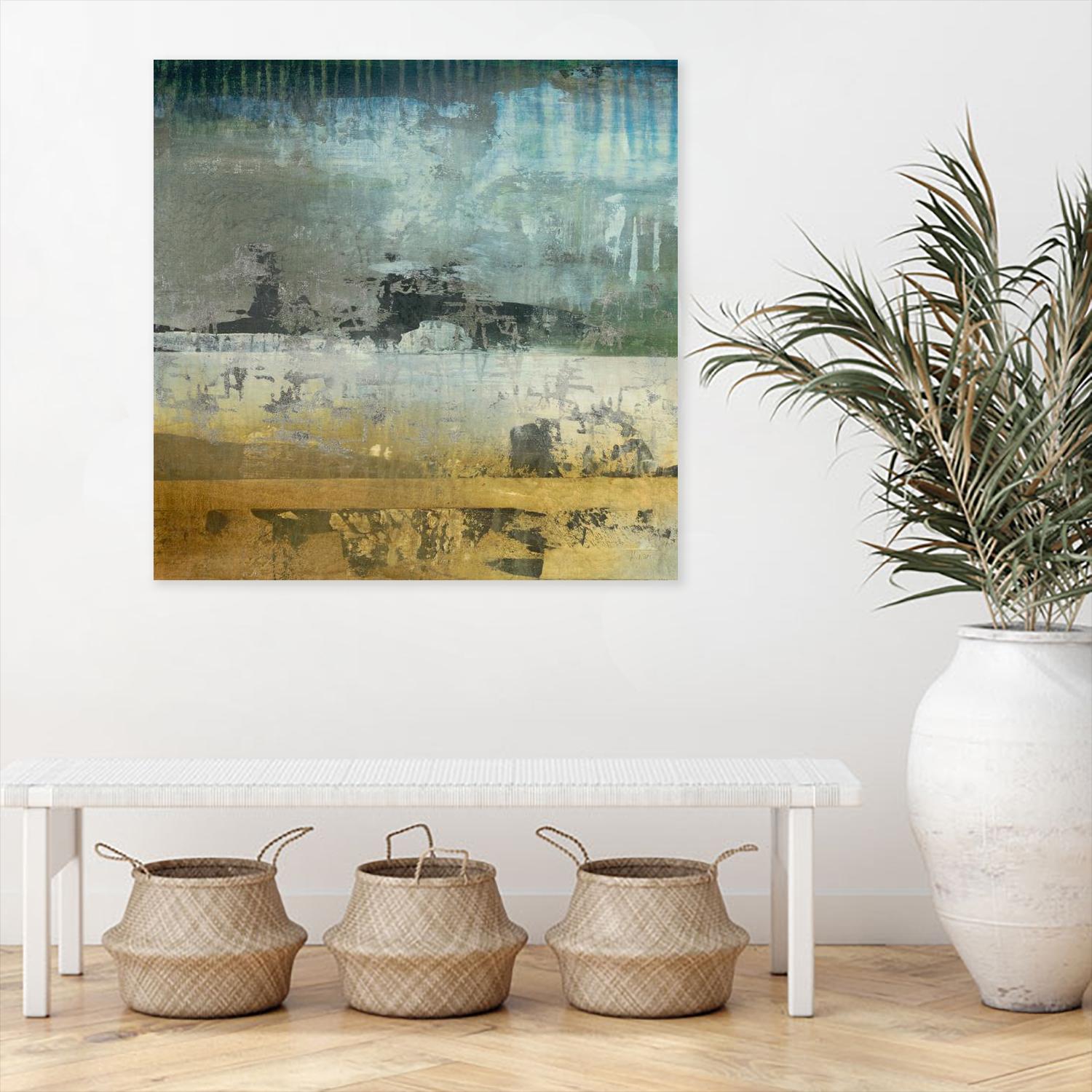 Shades Of Sunset V6 by K. Nari on GIANT ART - blues abstract abstract landscapes