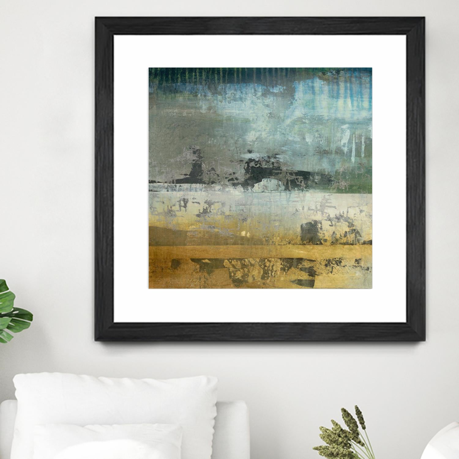 Shades Of Sunset V6 by K. Nari on GIANT ART - blues abstract abstract landscapes