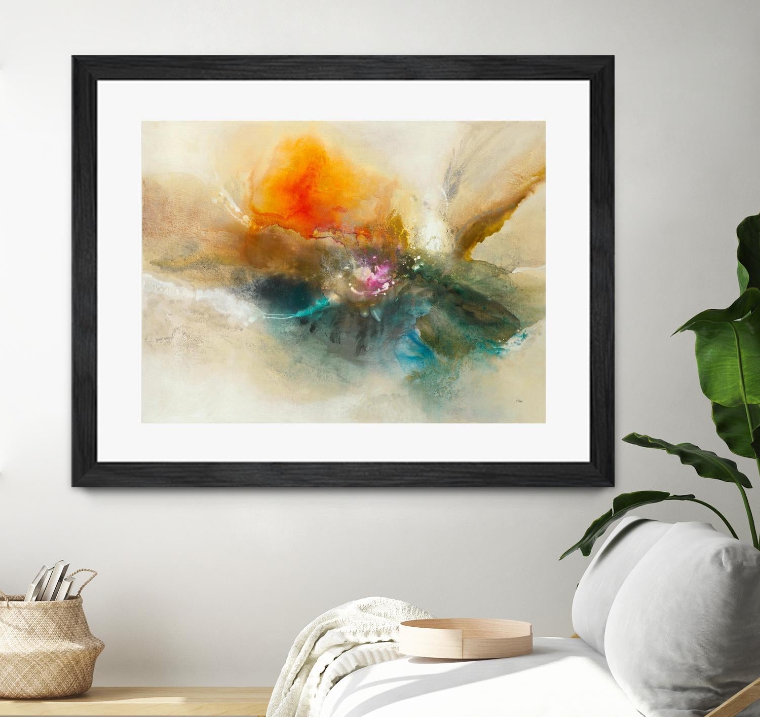 Eternal Bloom by K. Nari on GIANT ART - oranges abstract floral abstract floral