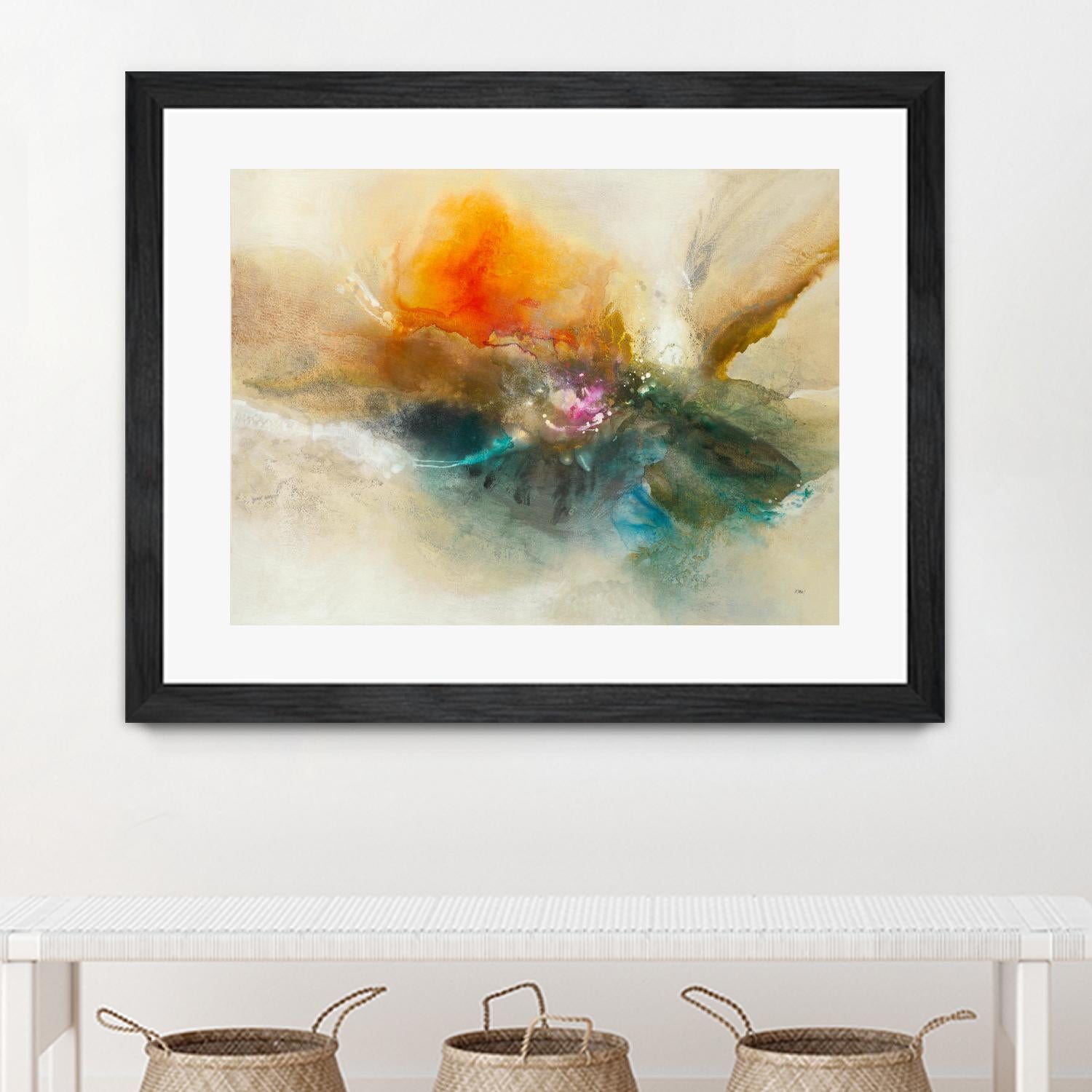 Eternal Bloom by K. Nari on GIANT ART - oranges abstract floral abstract floral