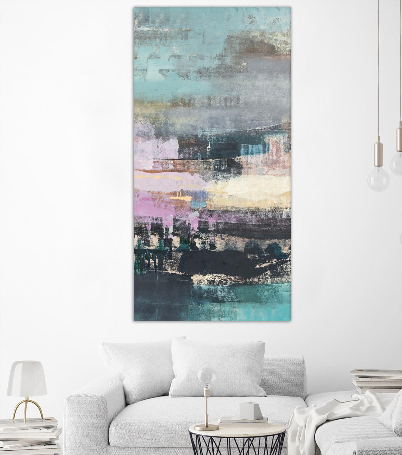 First Flight II by Nancy Ngo on GIANT ART - pale tints, blues abstract