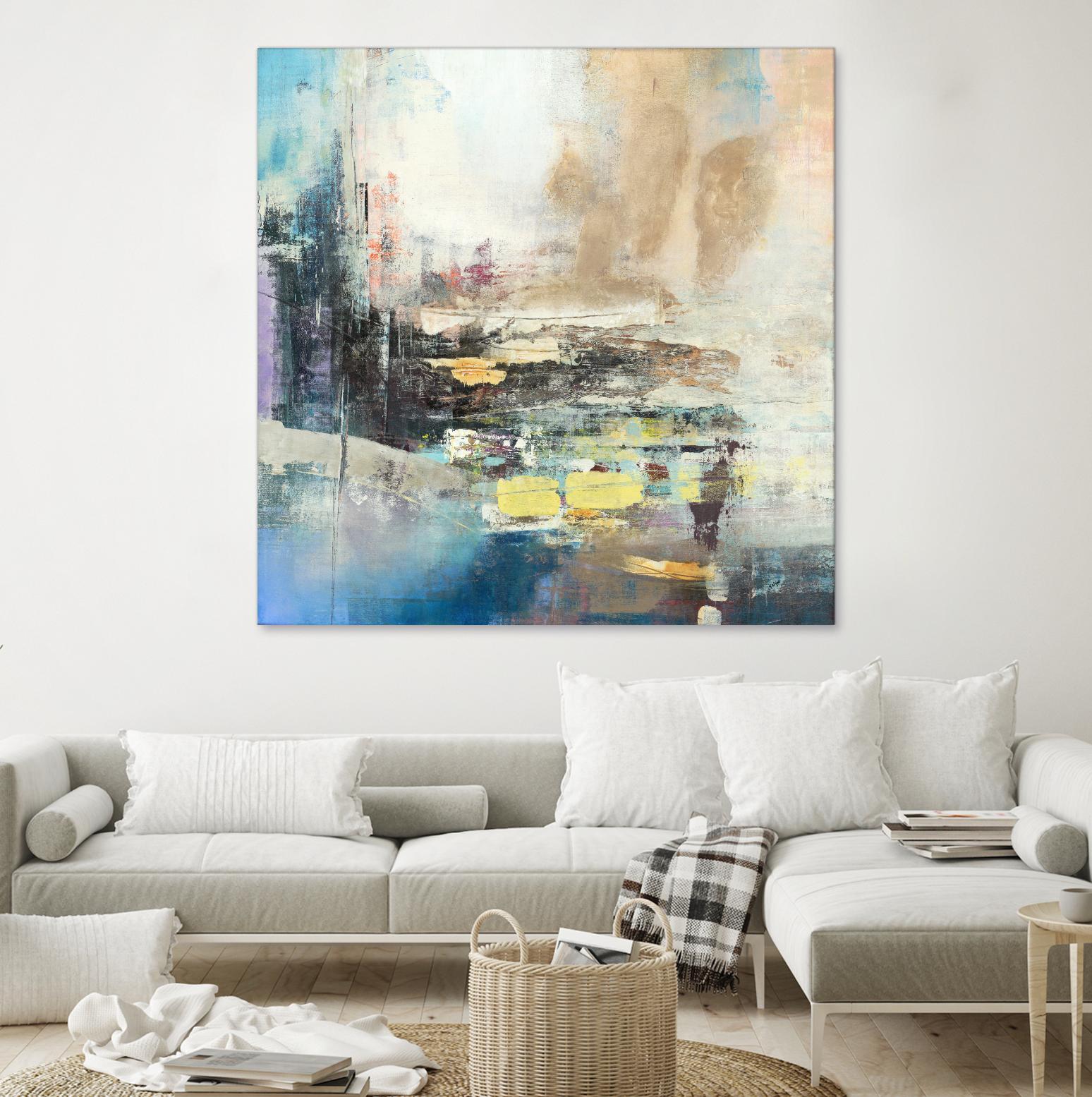 Awaken I by Nancy Ngo on GIANT ART - blues abstract