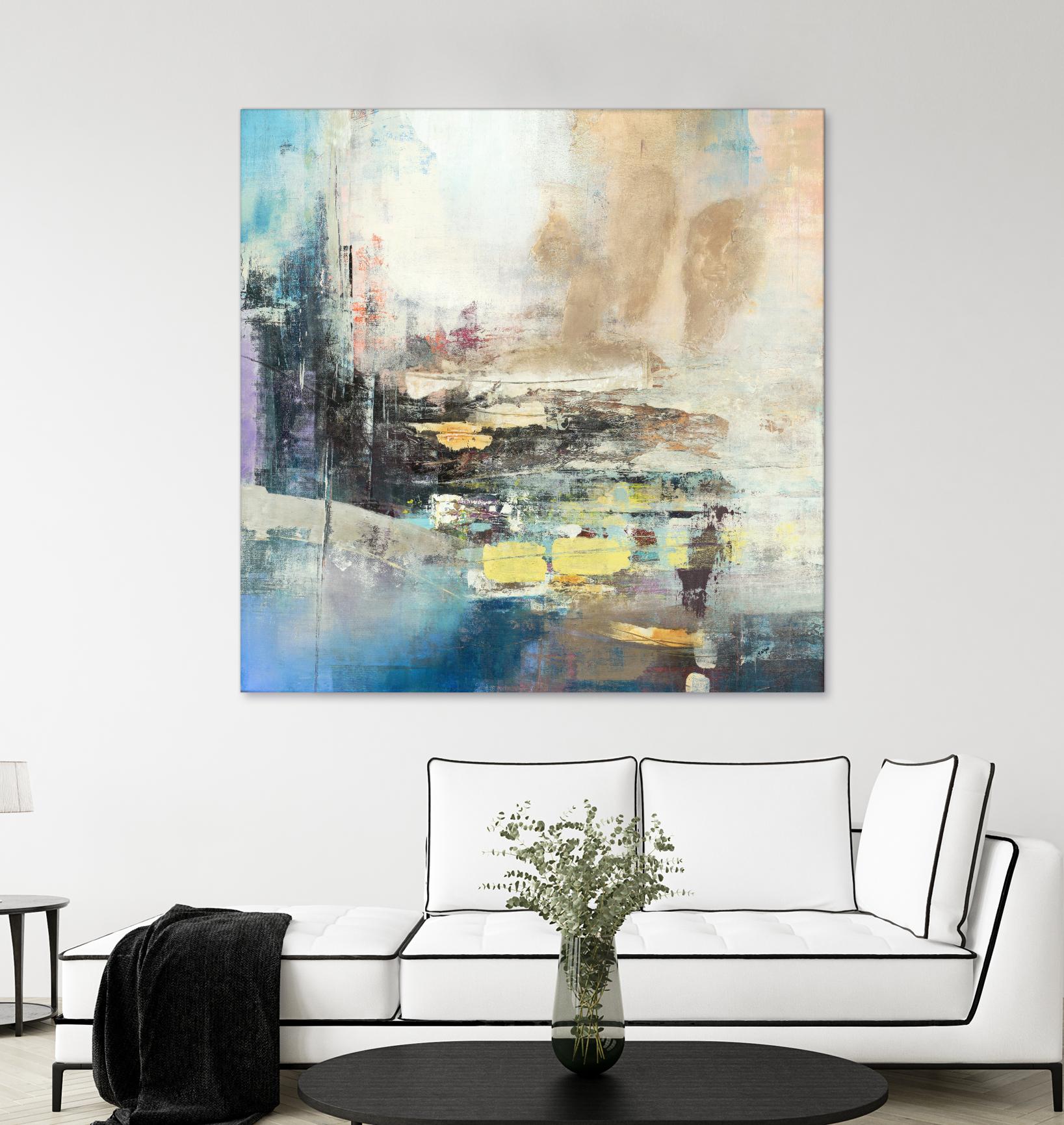 Awaken I by Nancy Ngo on GIANT ART - blues abstract