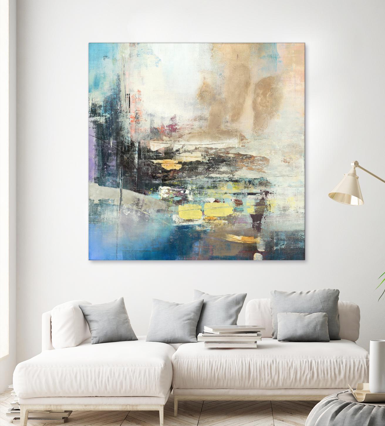 Awaken I by Nancy Ngo on GIANT ART - blues abstract