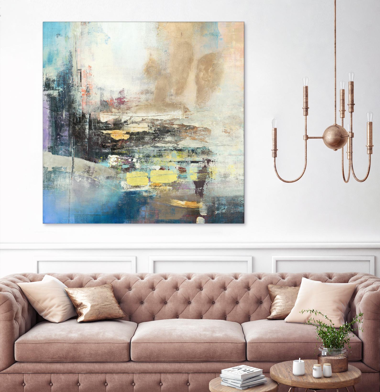 Awaken I by Nancy Ngo on GIANT ART - blues abstract