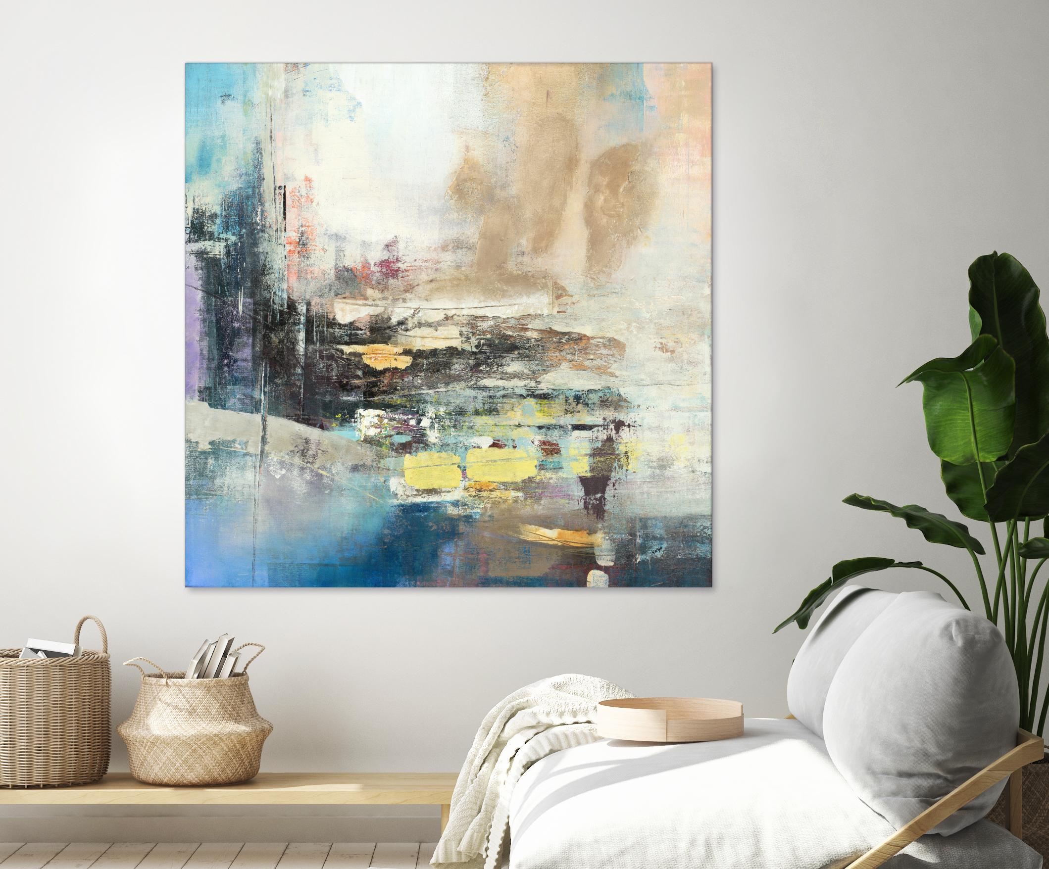 Awaken I by Nancy Ngo on GIANT ART - blues abstract